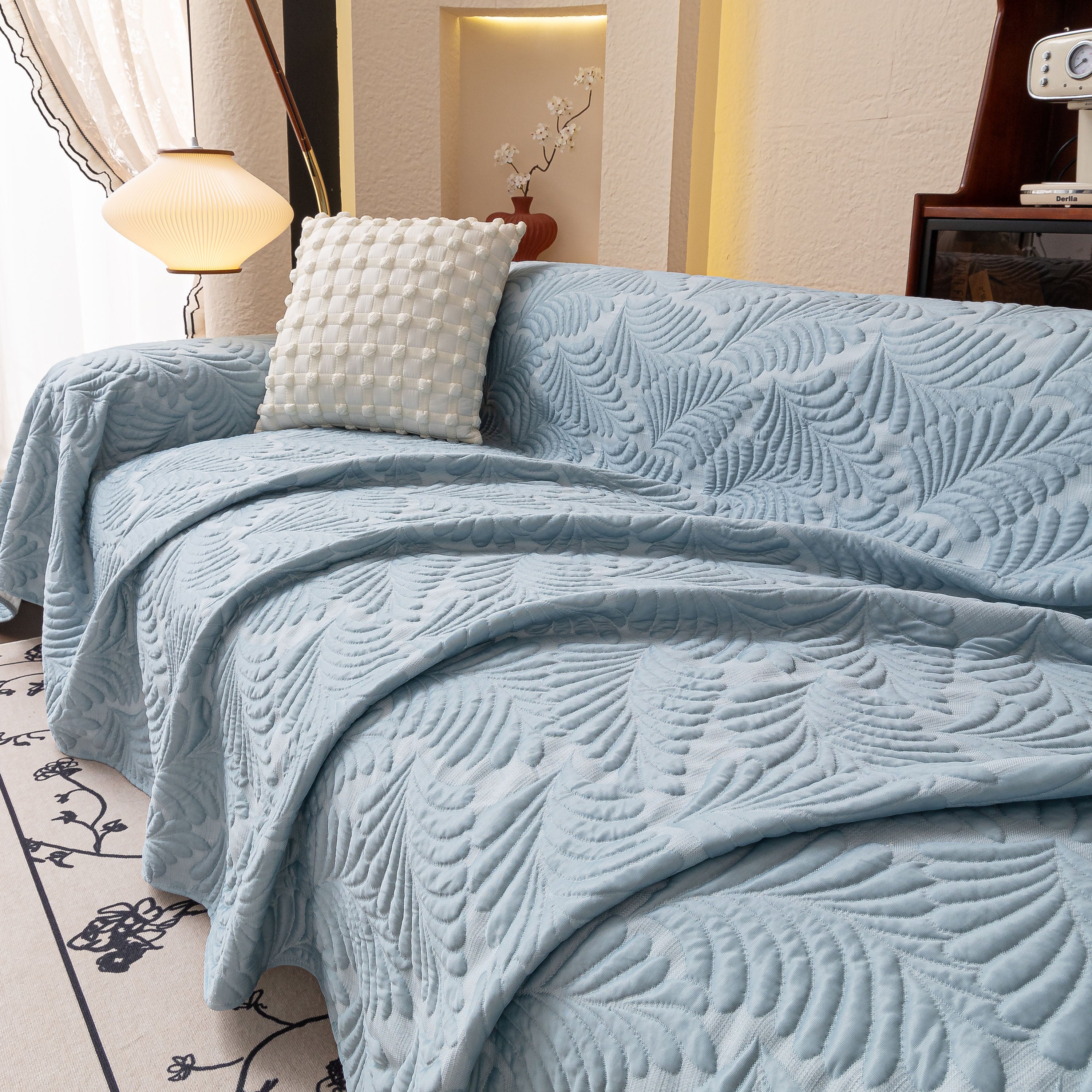 Cooling Quilted Non-Slip Furniture Protector for Pets & Kids, Washable Sofa Slipcover - Image 14