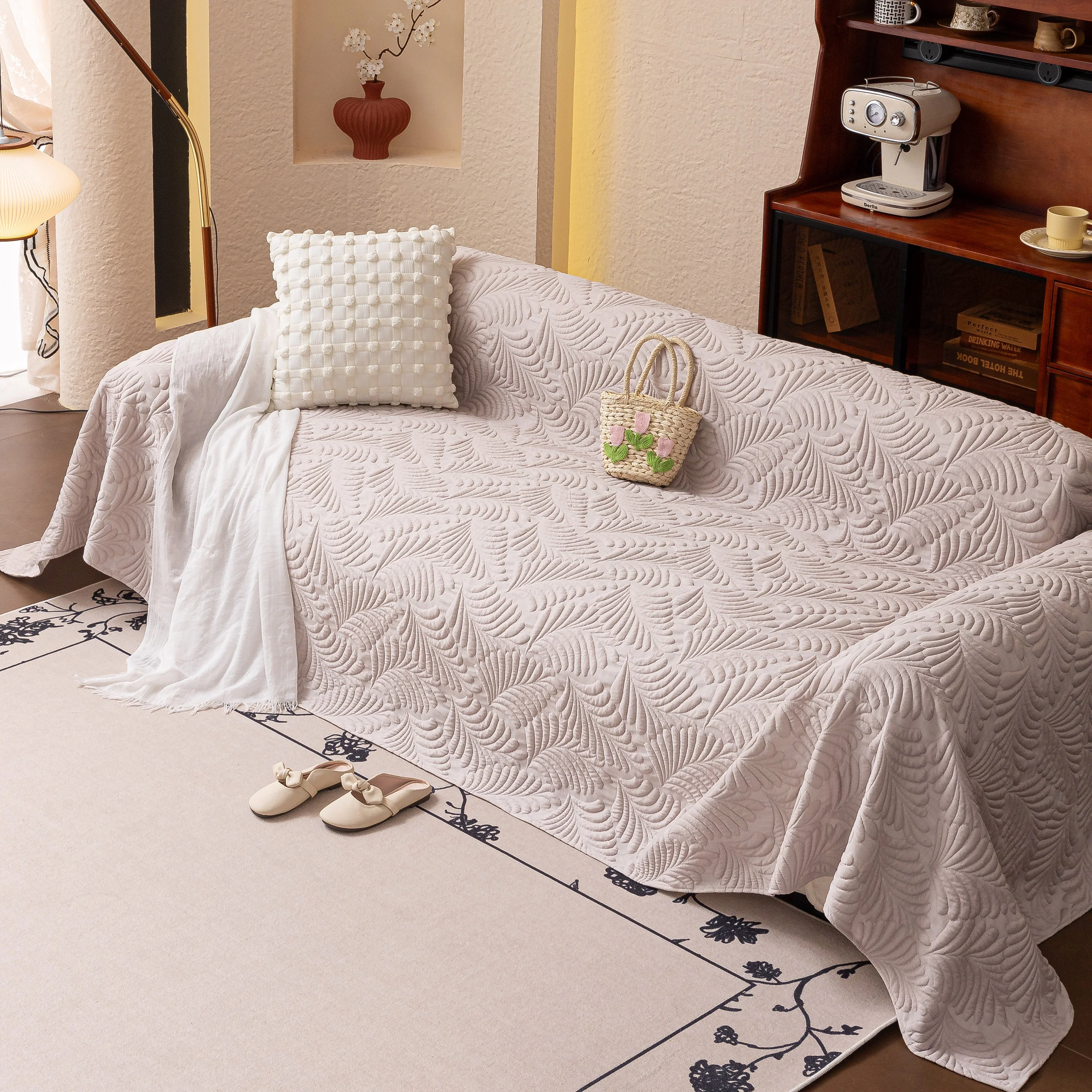 Cooling Quilted Non-Slip Furniture Protector for Pets & Kids, Washable Sofa Slipcover - Image 25