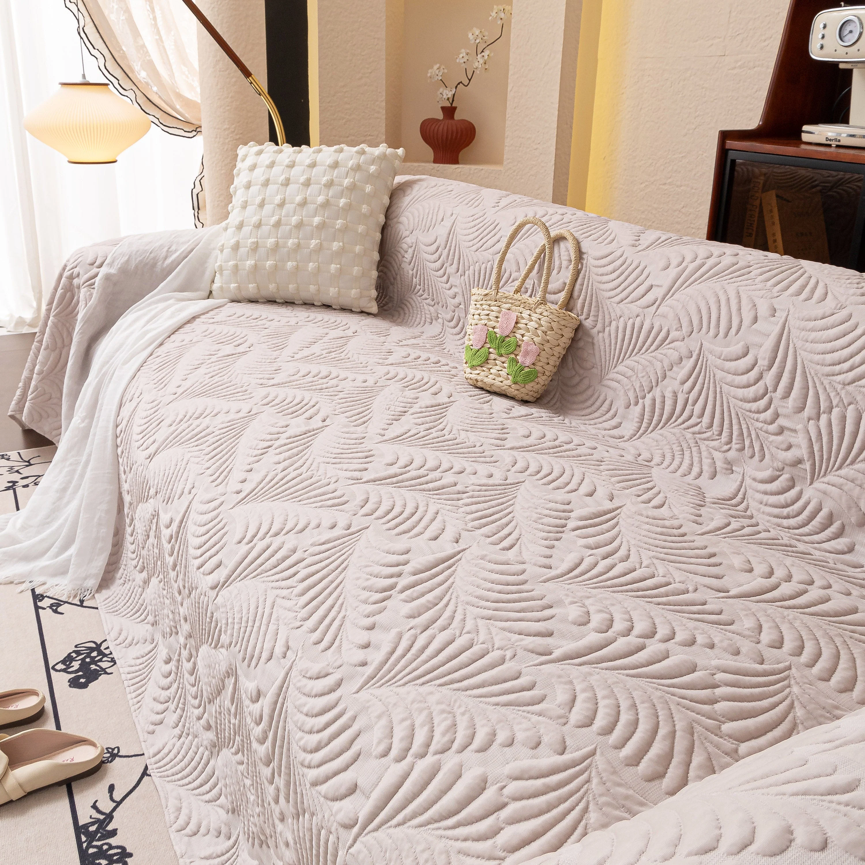 Cooling Quilted Non-Slip Furniture Protector for Pets & Kids, Washable Sofa Slipcover - Image 27