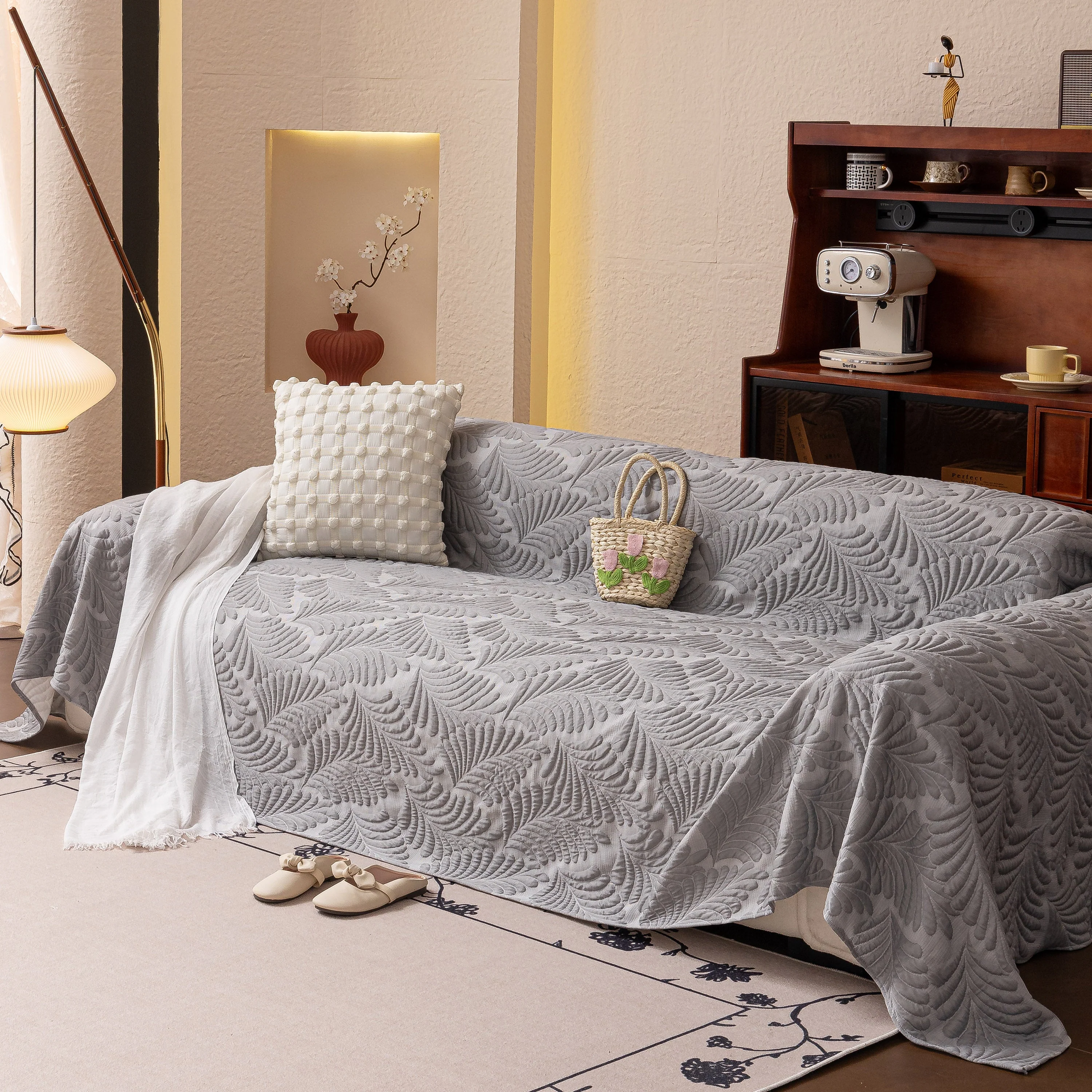 Cooling Quilted Non-Slip Furniture Protector for Pets & Kids, Washable Sofa Slipcover - Image 40