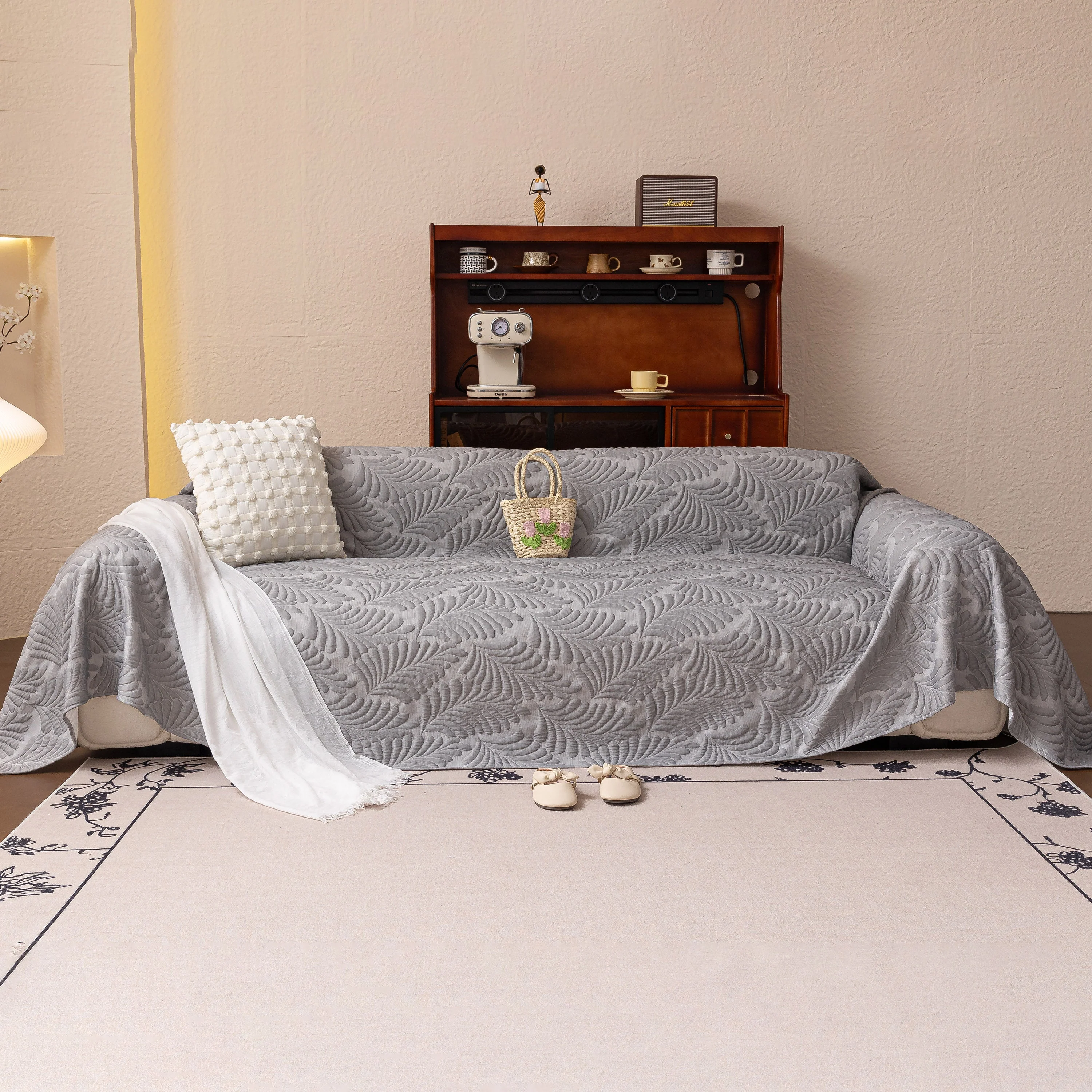Cooling Quilted Non-Slip Furniture Protector for Pets & Kids, Washable Sofa Slipcover - Image 41