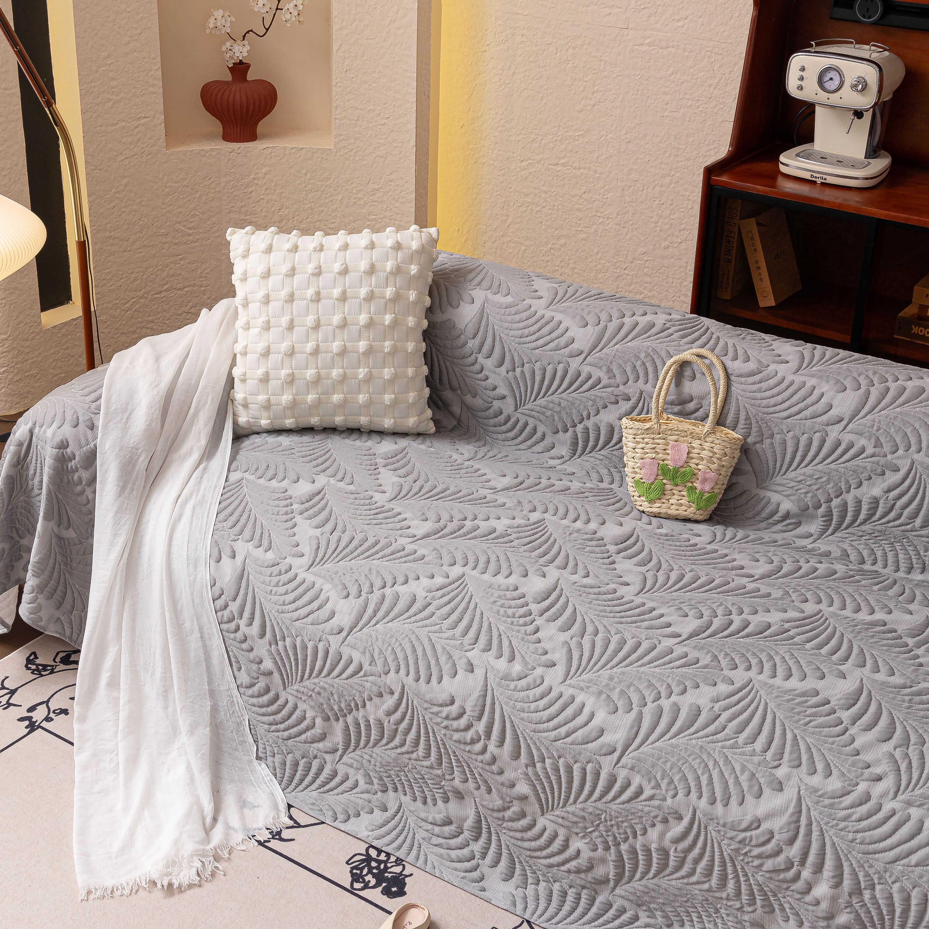 Cooling Quilted Non-Slip Furniture Protector for Pets & Kids, Washable Sofa Slipcover - Image 45