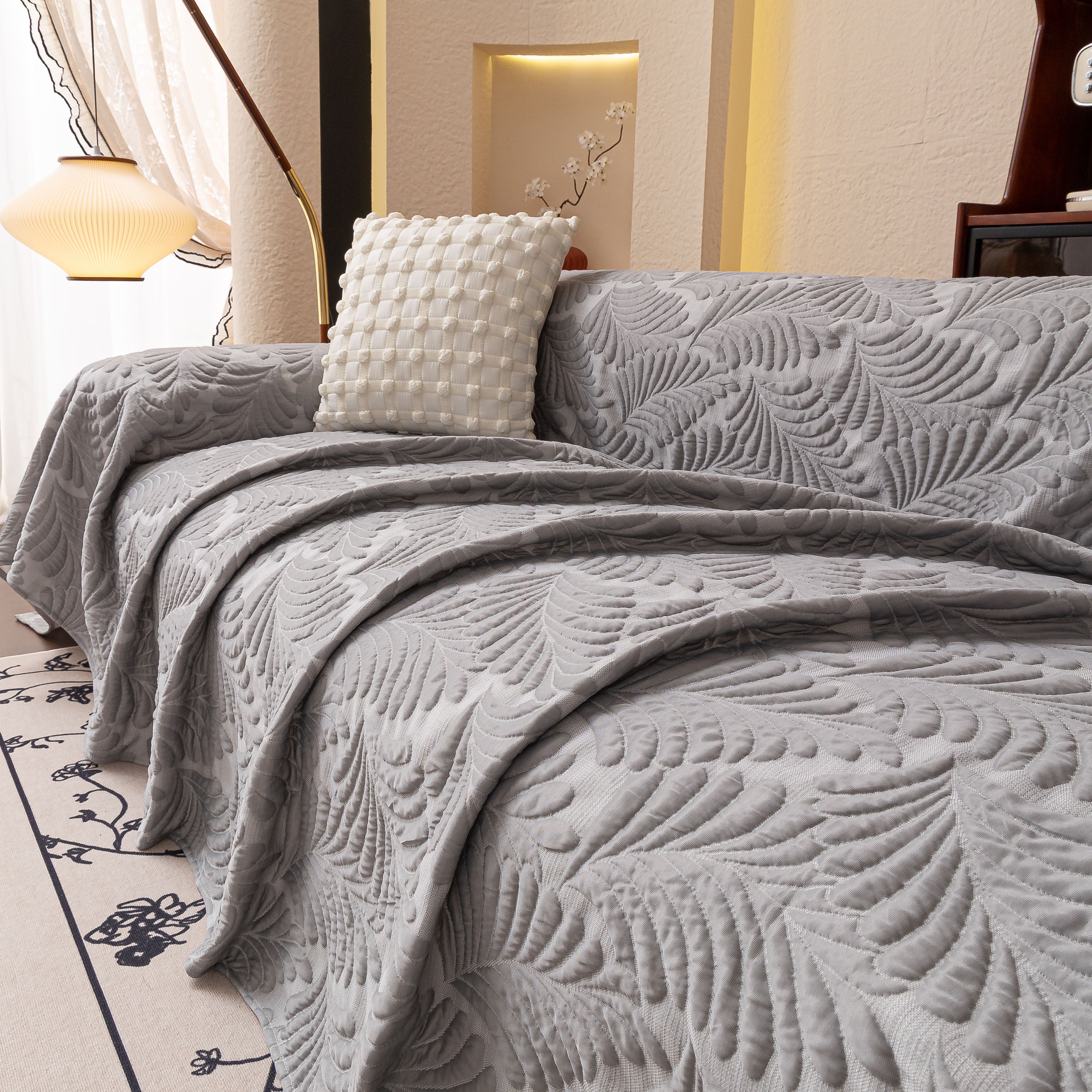 Cooling Quilted Non-Slip Furniture Protector for Pets & Kids, Washable Sofa Slipcover - Image 53