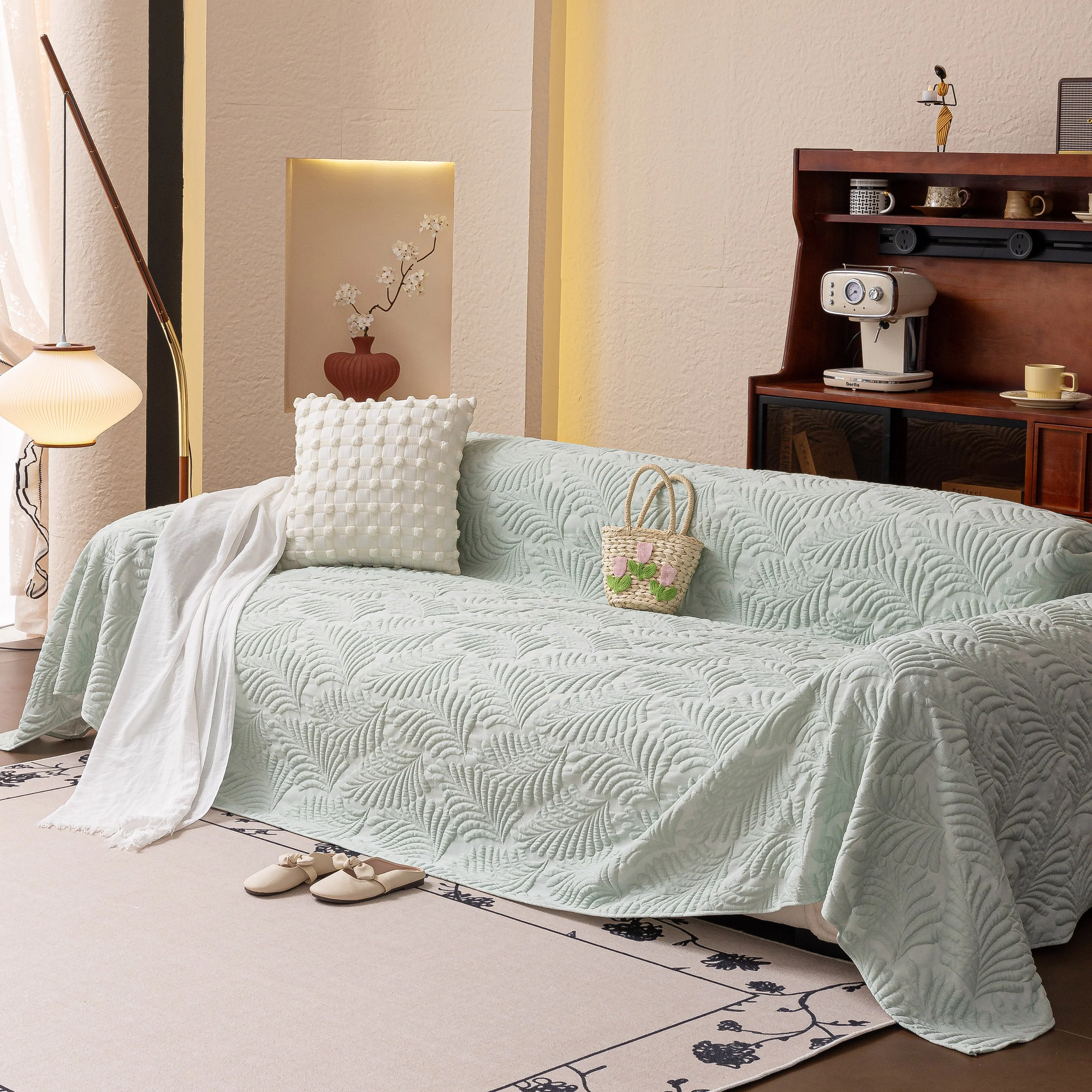 Cooling Quilted Non-Slip Furniture Protector for Pets & Kids, Washable Sofa Slipcover - Image 59