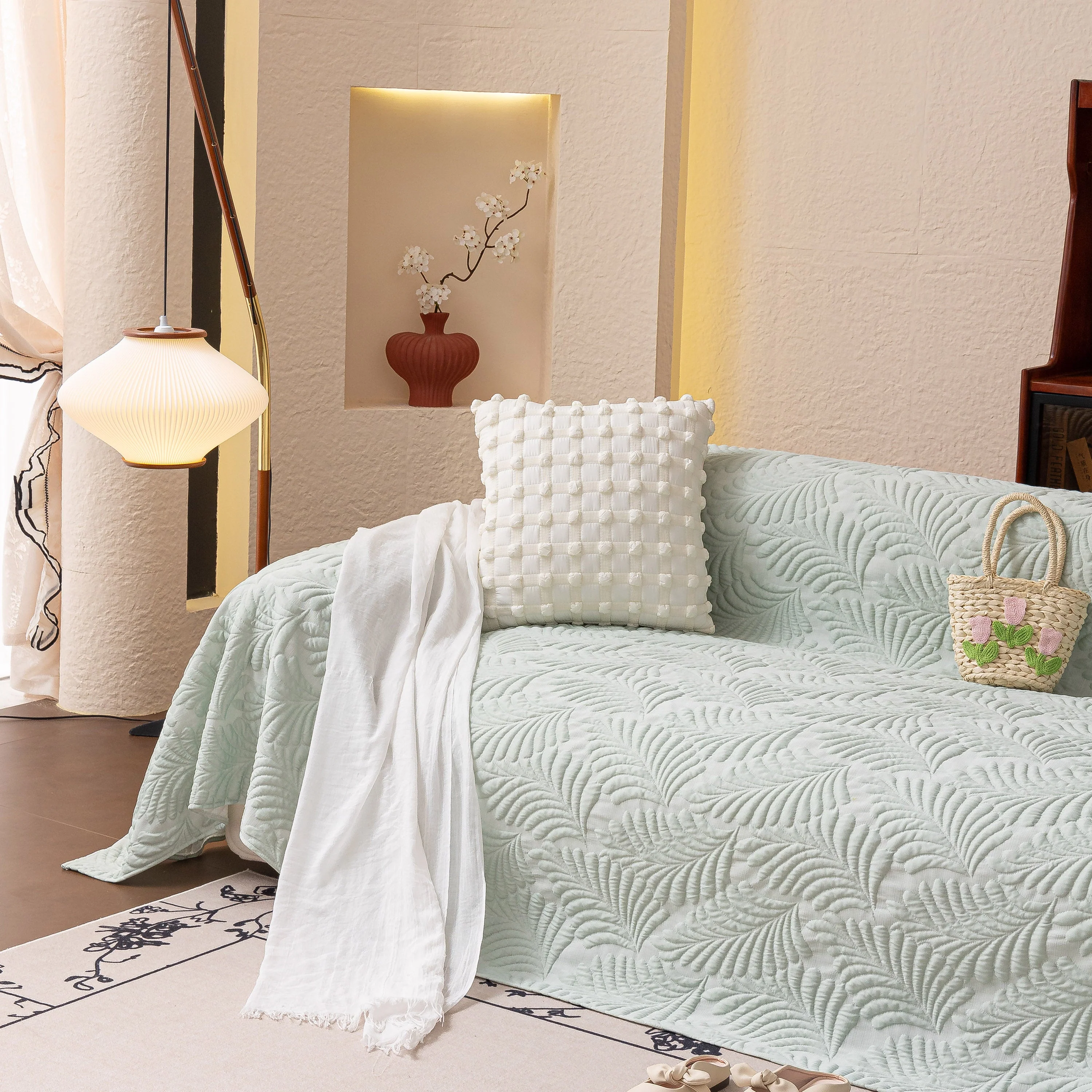 Cooling Quilted Non-Slip Furniture Protector for Pets & Kids, Washable Sofa Slipcover - Image 66