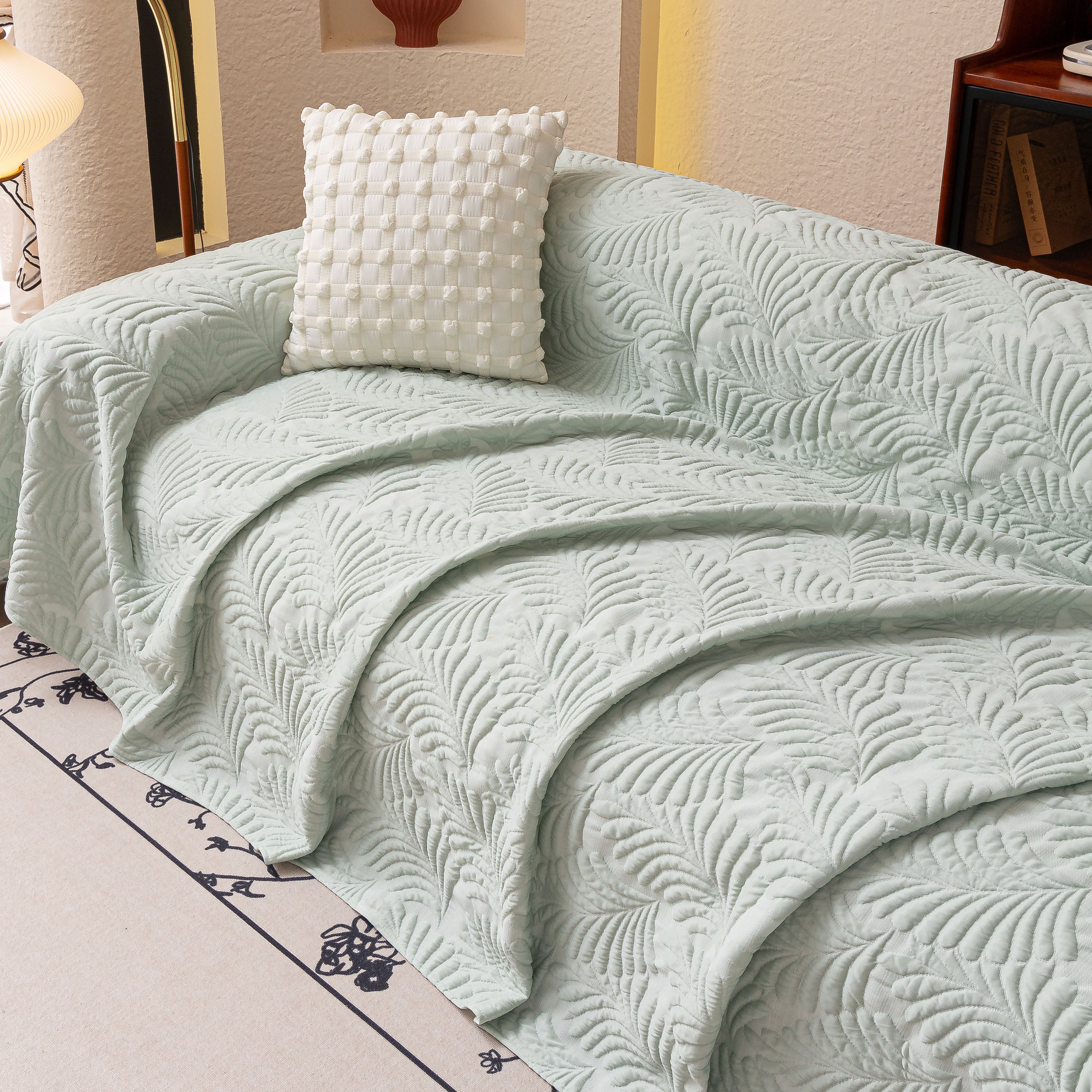 Cooling Quilted Non-Slip Furniture Protector for Pets & Kids, Washable Sofa Slipcover - Image 72
