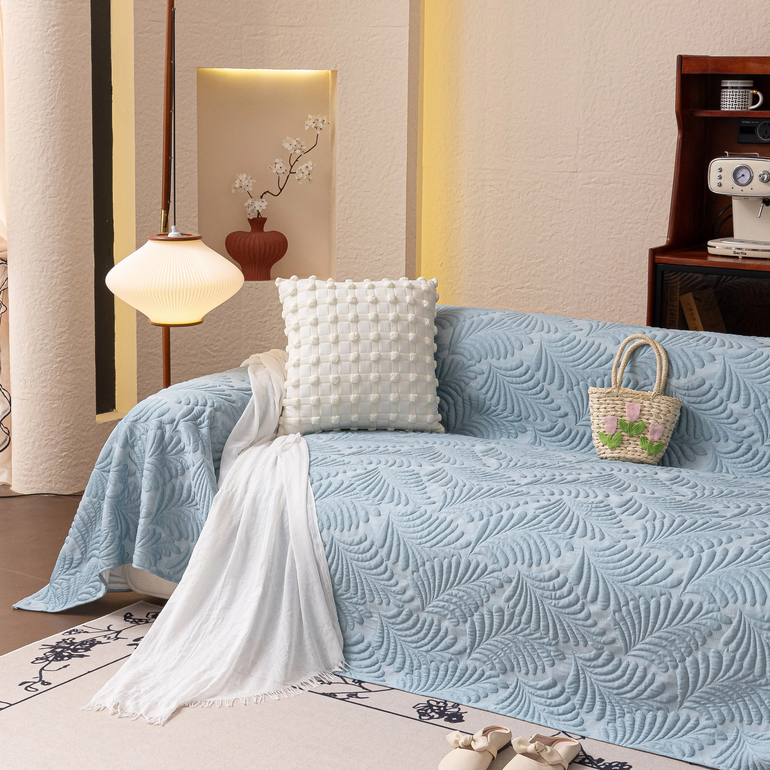 Cooling Quilted Non-Slip Furniture Protector for Pets & Kids, Washable Sofa Slipcover - Image 8