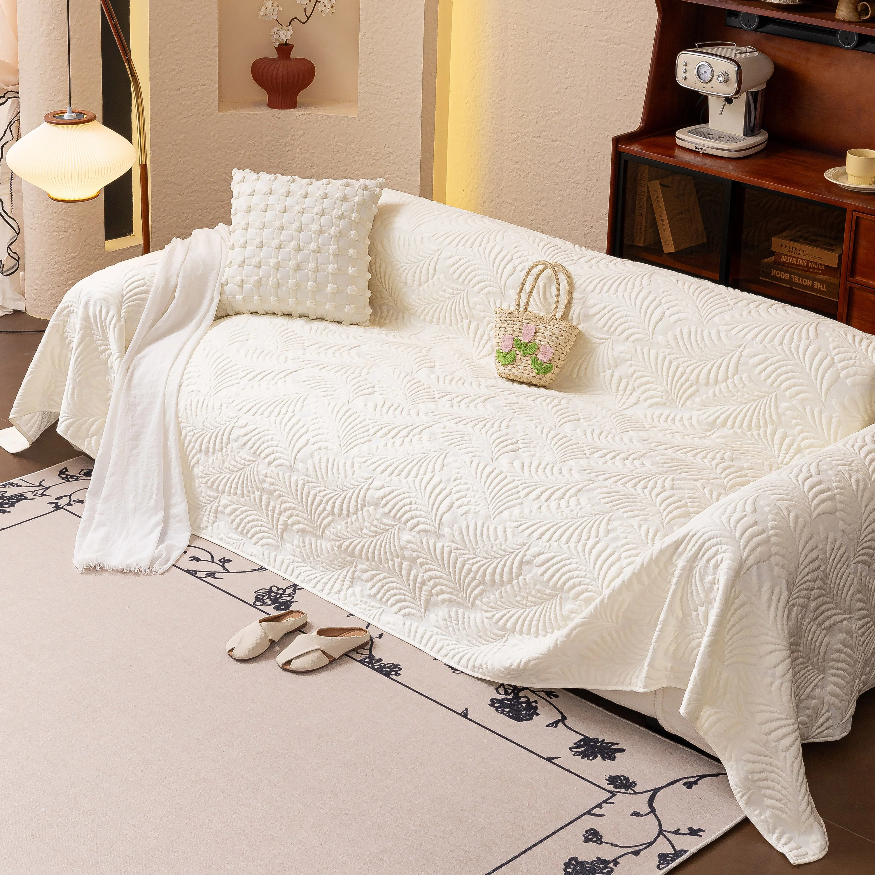 Cooling Quilted Non-Slip Furniture Protector for Pets & Kids, Washable Sofa Slipcover - Image 81