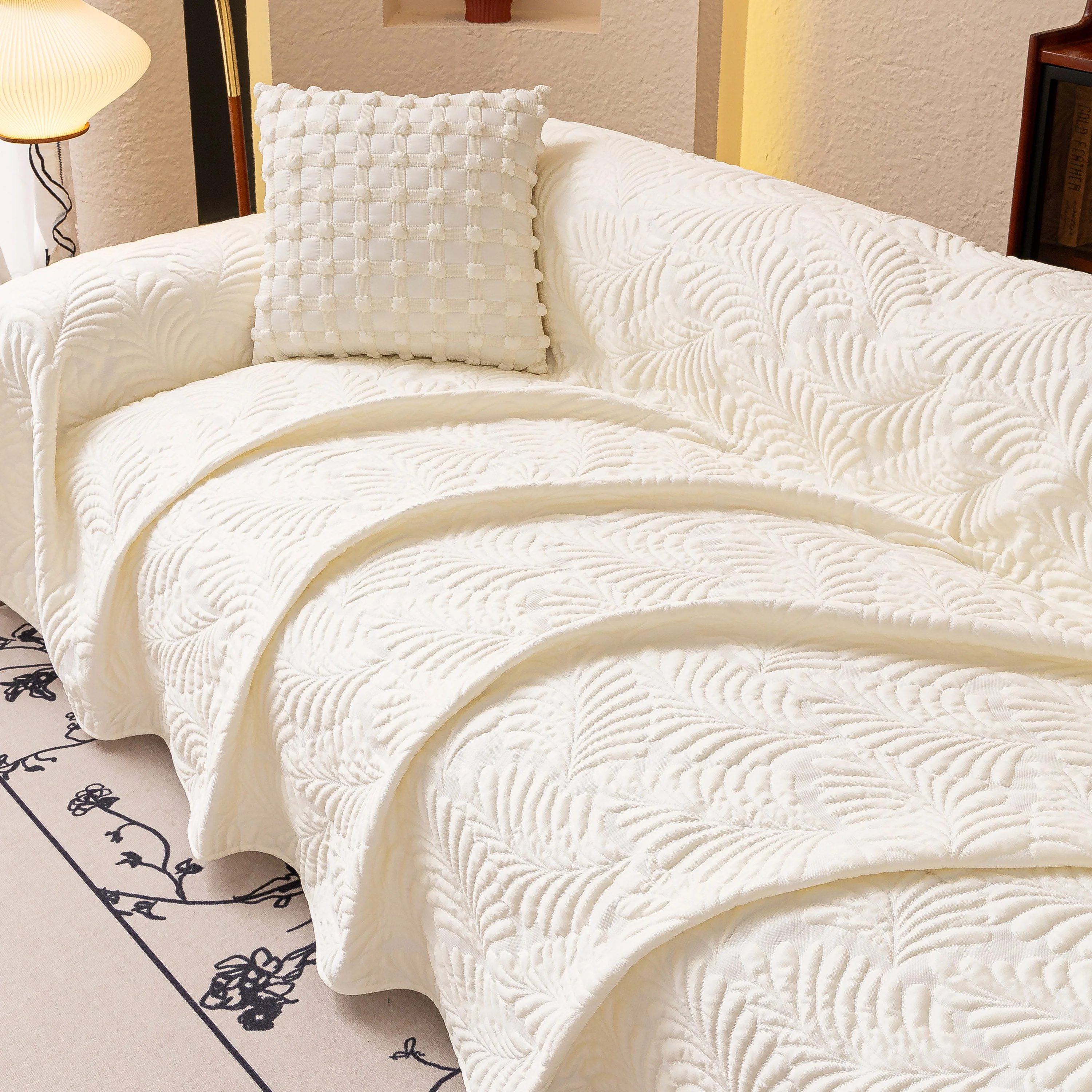 Cooling Quilted Non-Slip Furniture Protector for Pets & Kids, Washable Sofa Slipcover - Image 92