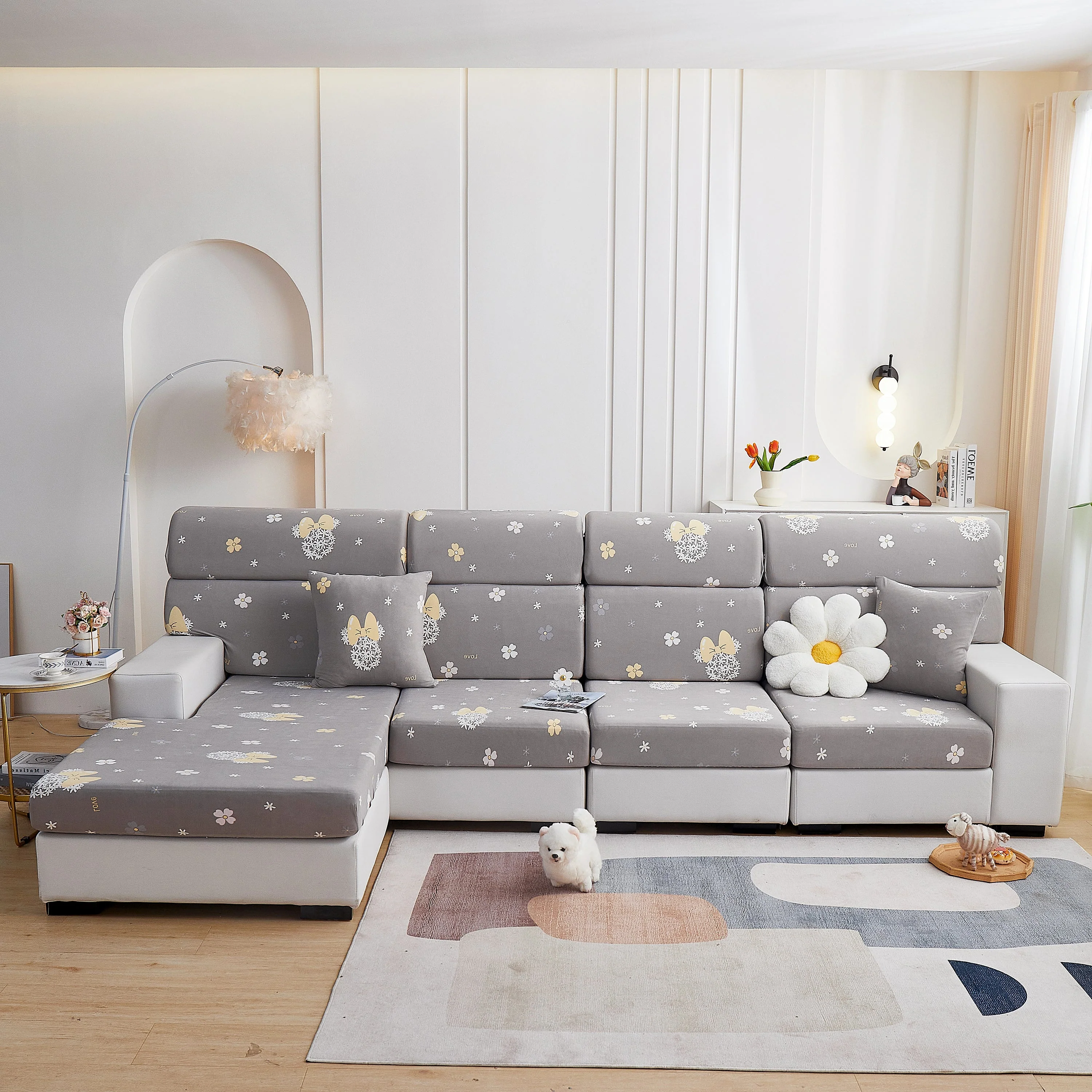Cooling Stretch and Cover Slipcovers, Printed Furniture Covers, Replacement Covers for Cushions - Image 11