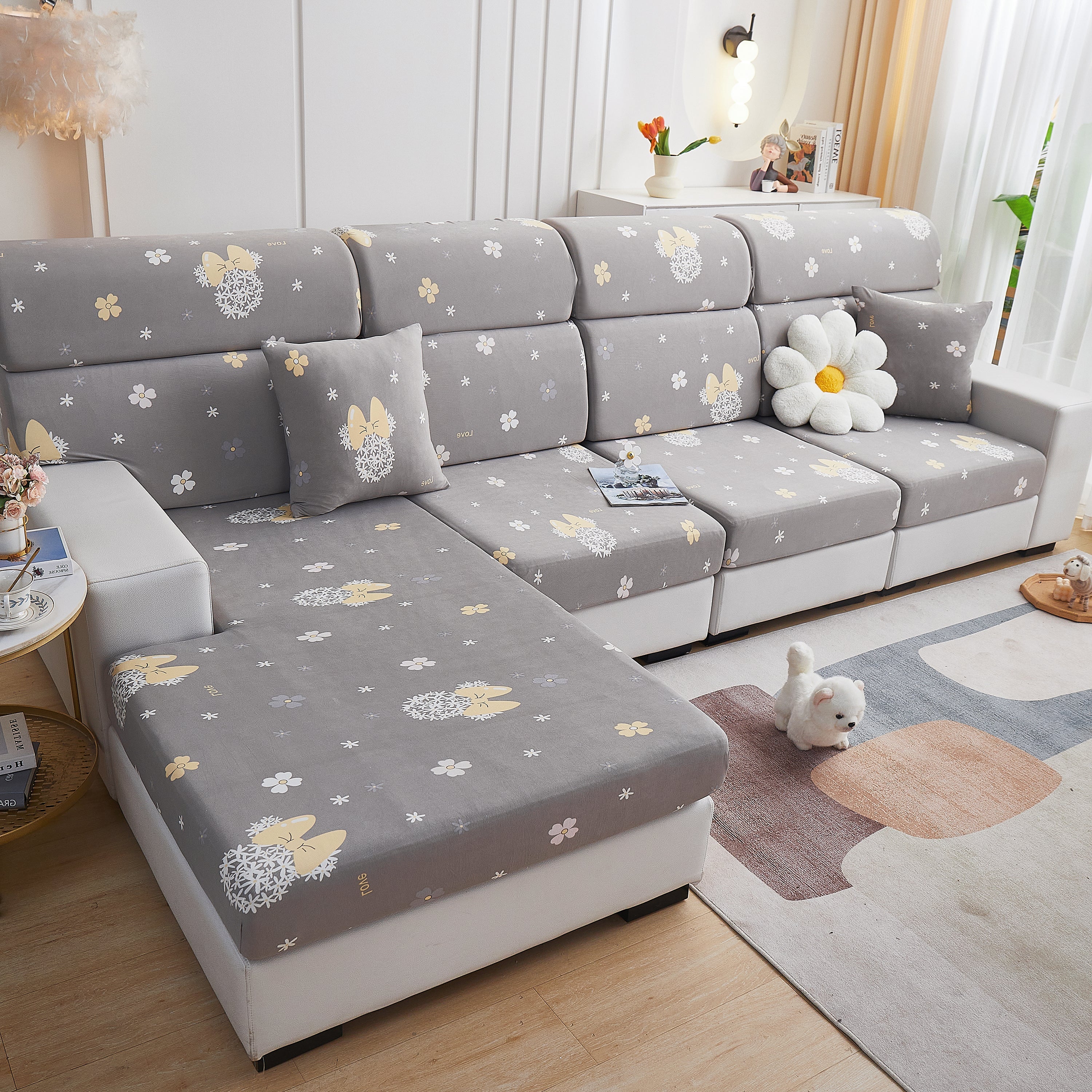 Cooling Stretch and Cover Slipcovers, Printed Furniture Covers, Replacement Covers for Cushions - Image 12