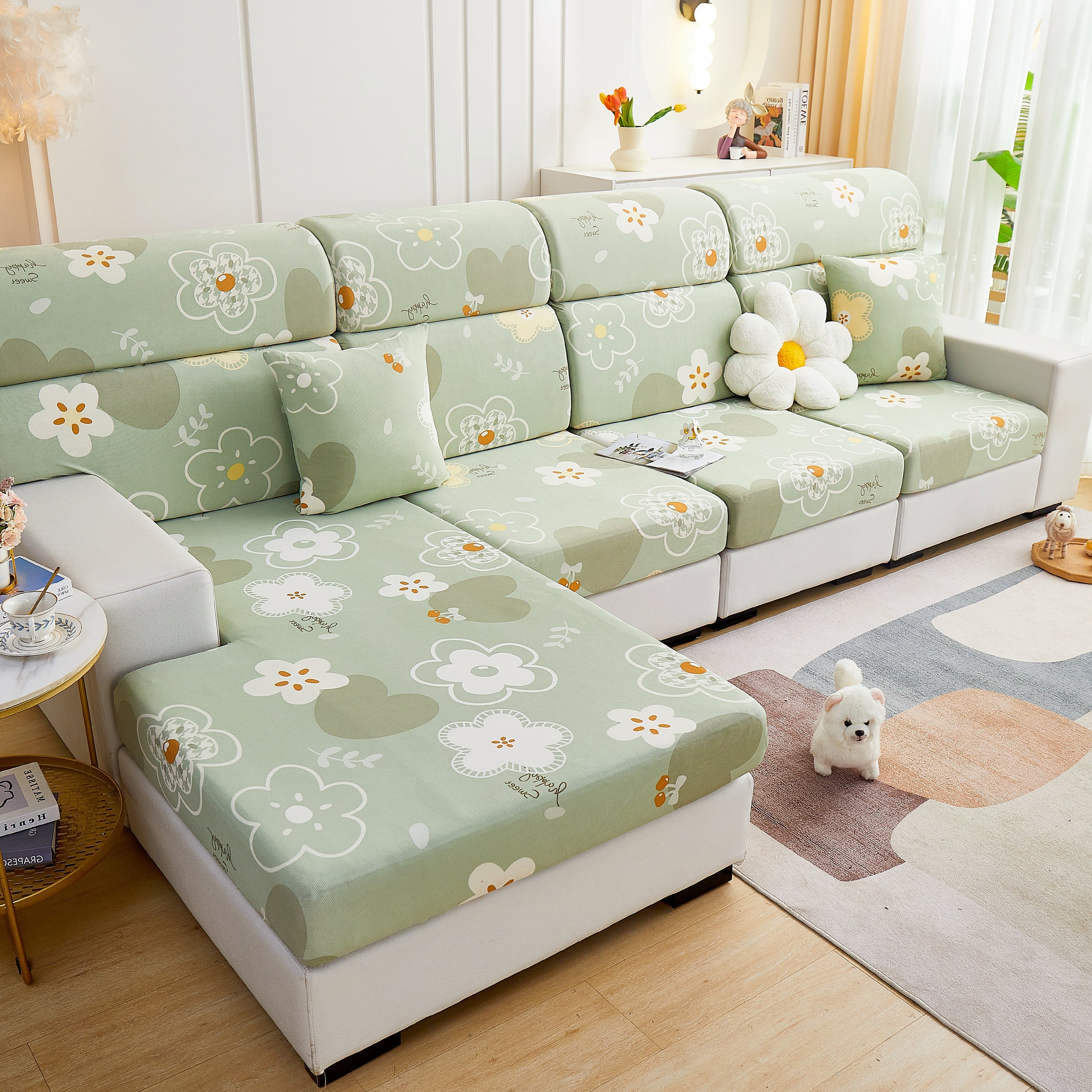 Cooling Stretch and Cover Slipcovers, Printed Furniture Covers, Replacement Covers for Cushions - Image 25