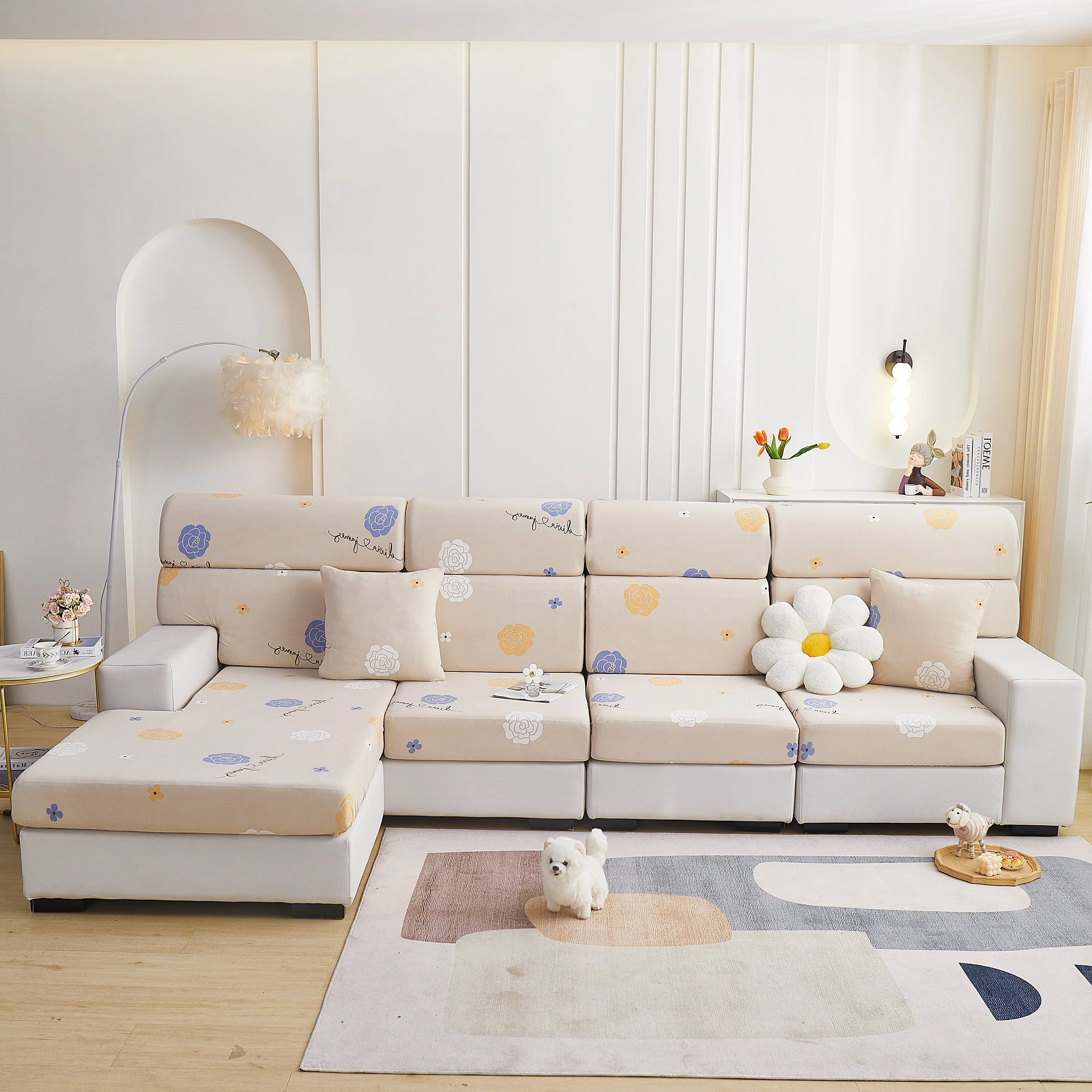 Cooling Stretch and Cover Slipcovers, Printed Furniture Covers, Replacement Covers for Cushions - Image 39