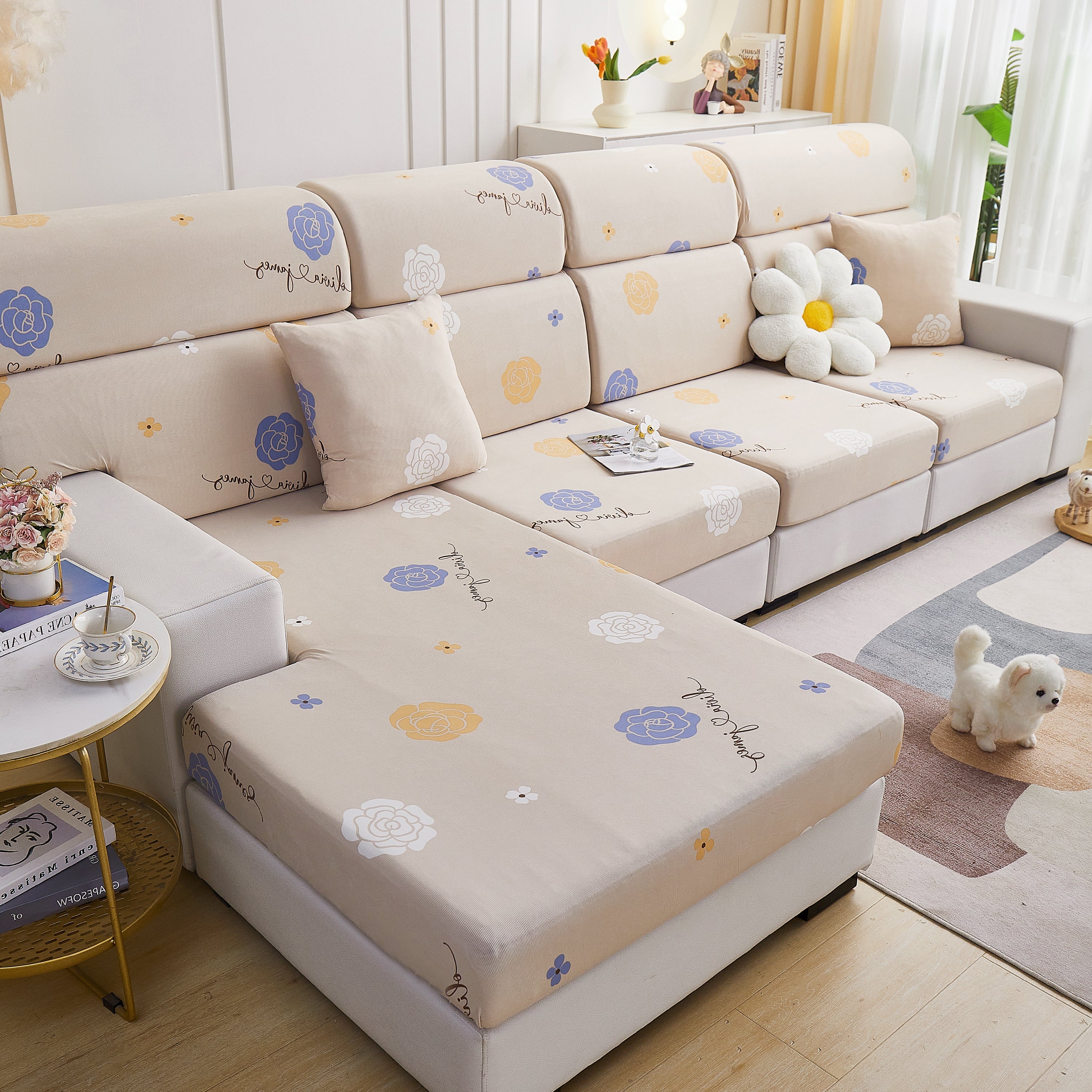 Cooling Stretch and Cover Slipcovers, Printed Furniture Covers, Replacement Covers for Cushions - Image 41