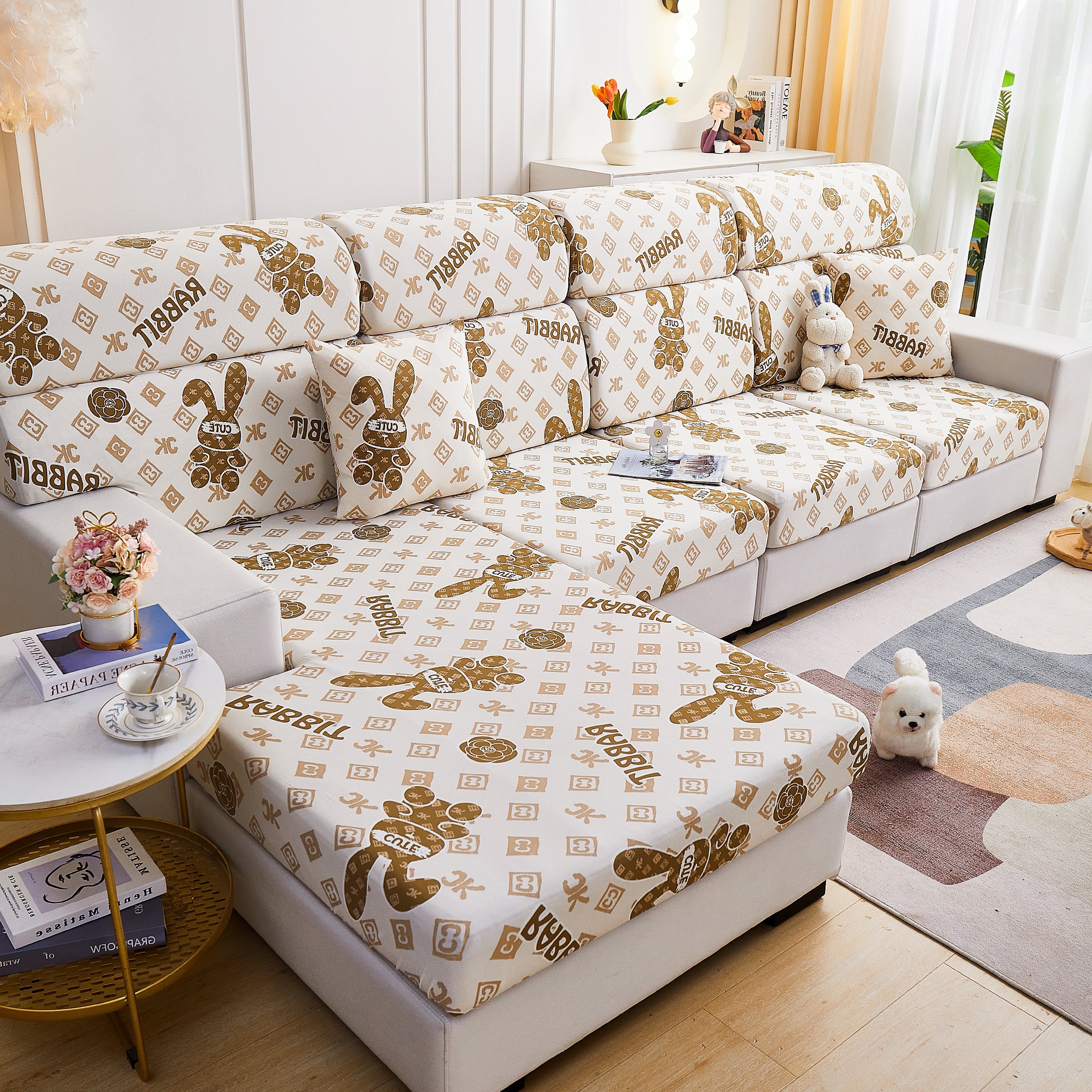Cooling Stretch and Cover Slipcovers, Printed Furniture Covers, Replacement Covers for Cushions - Image 72