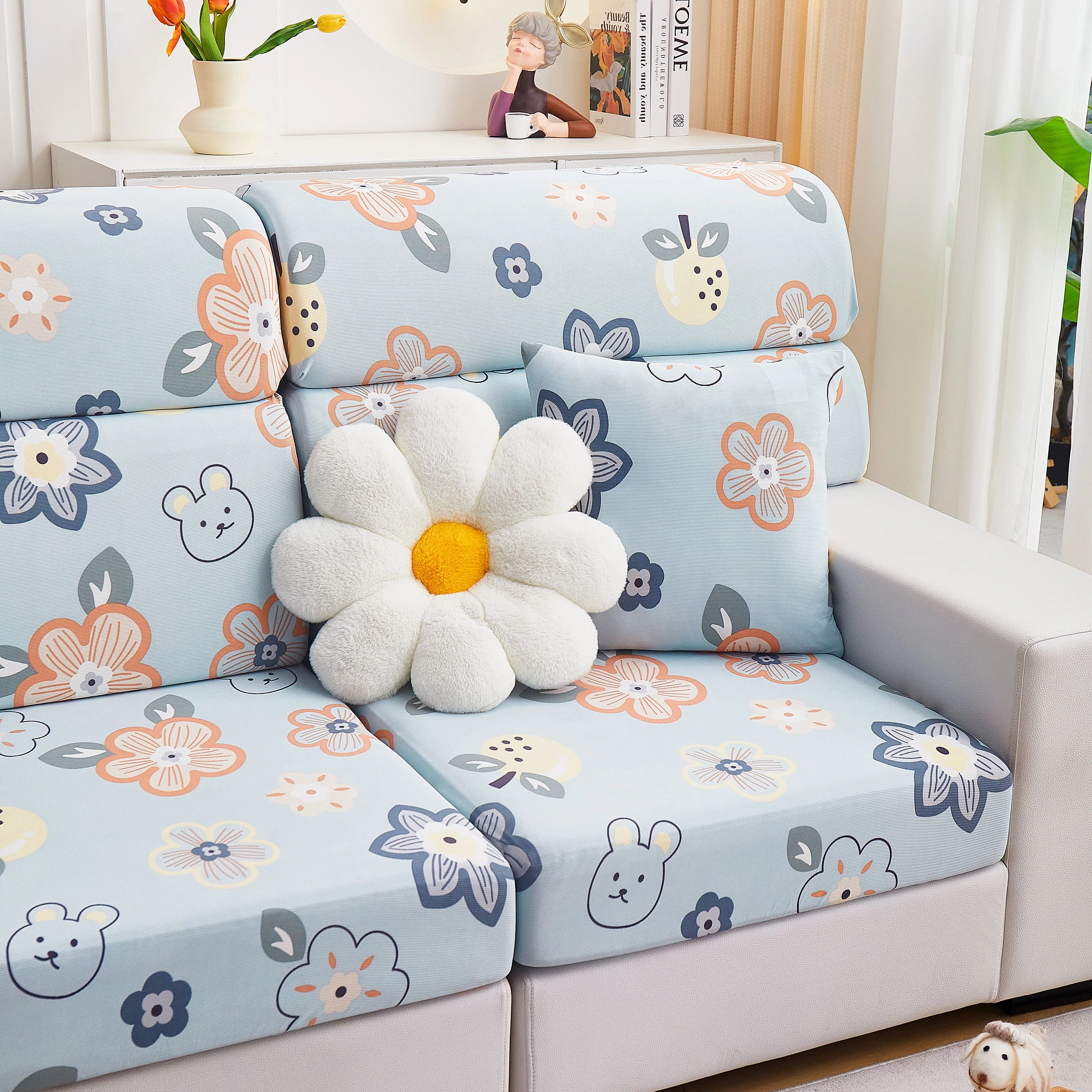 Cooling Stretch and Cover Slipcovers, Printed Furniture Covers, Replacement Covers for Cushions - Image 85