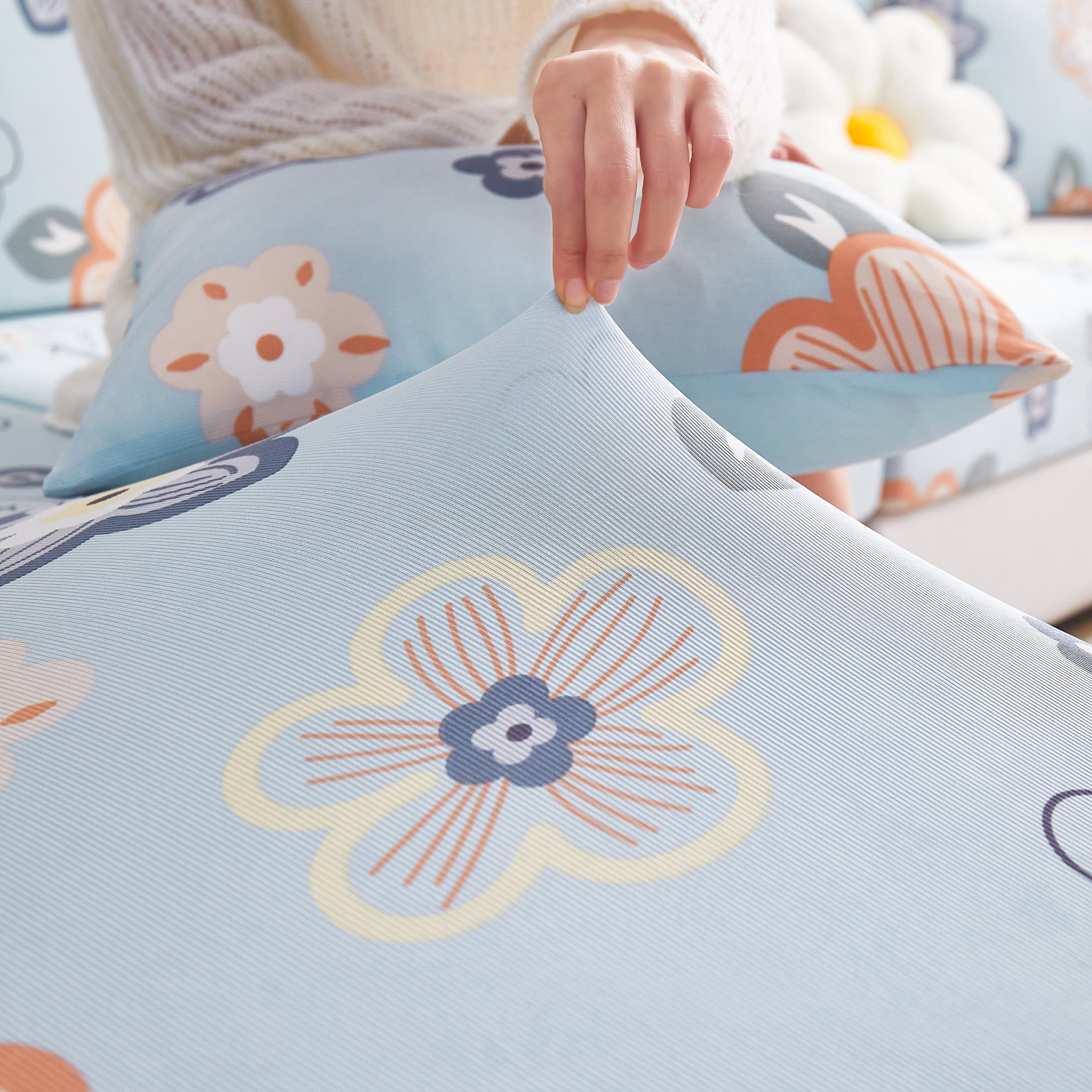 Cooling Stretch and Cover Slipcovers, Printed Furniture Covers, Replacement Covers for Cushions - Image 93