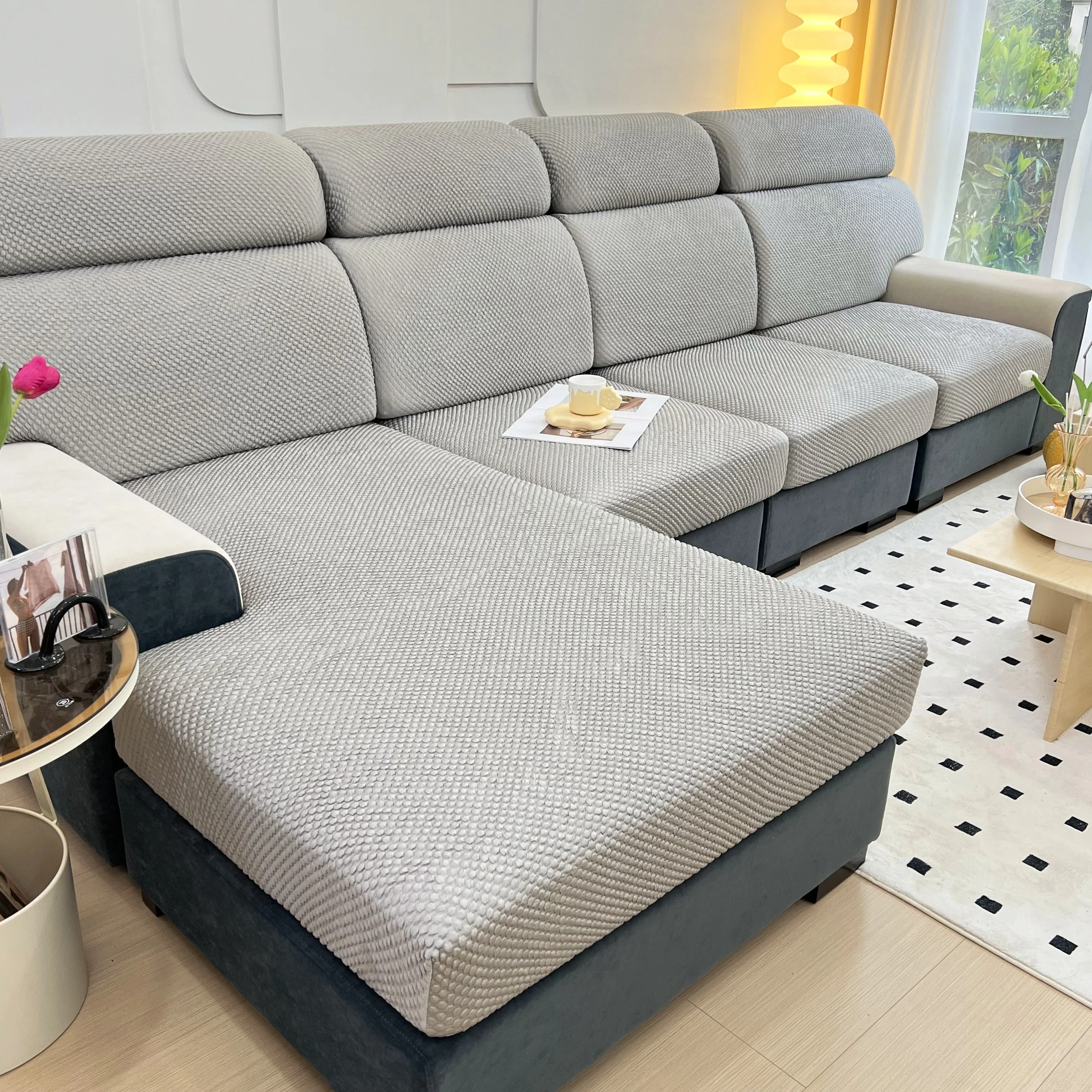 Cooling Stretch Sofa Seat Cushion Covers, Slip Covers for Cushions, Universal Couch Cushion Protector - Image 11