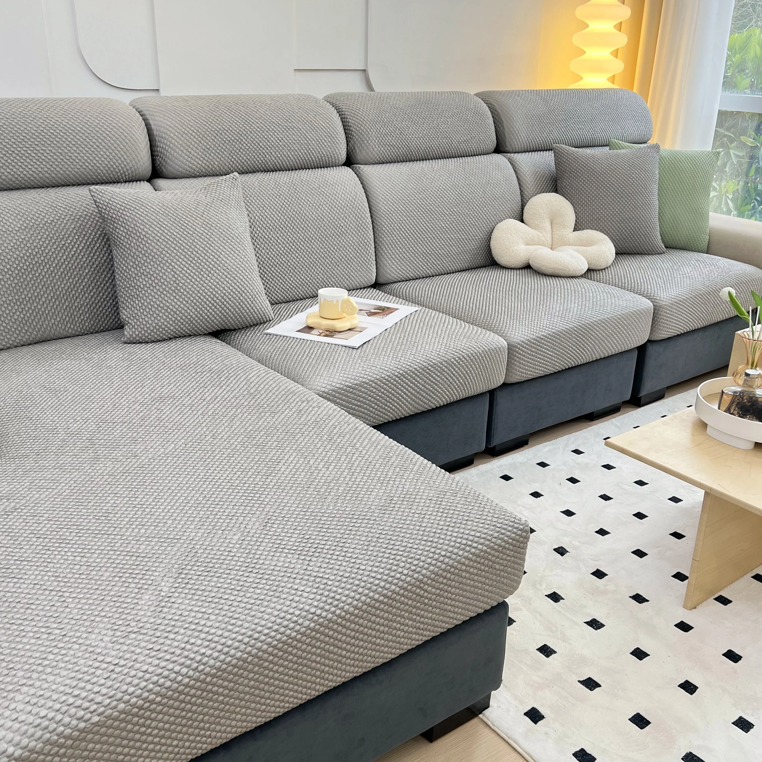 Cooling Stretch Sofa Seat Cushion Covers, Slip Covers for Cushions, Universal Couch Cushion Protector - Image 19