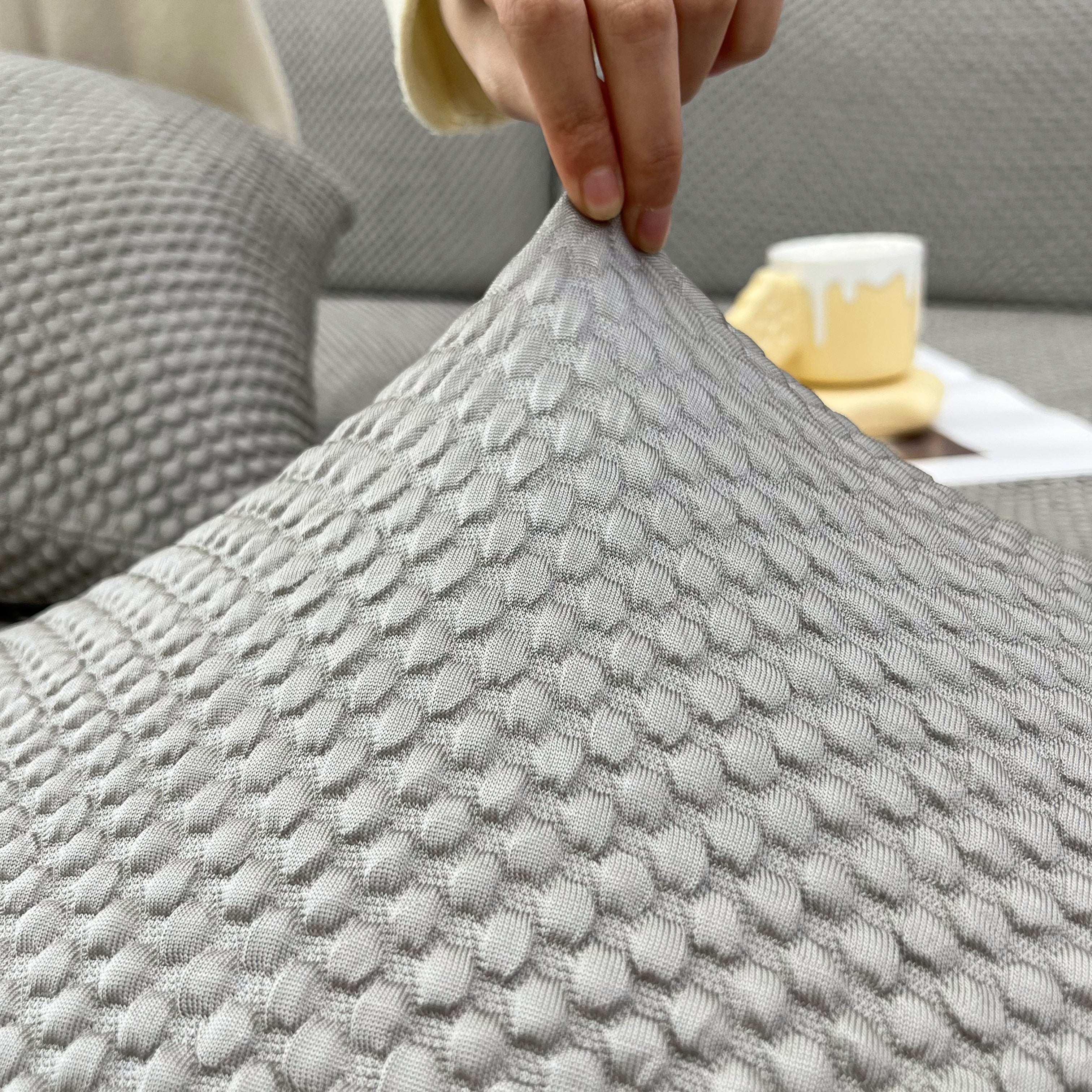 Cooling Stretch Sofa Seat Cushion Covers, Slip Covers for Cushions, Universal Couch Cushion Protector - Image 2