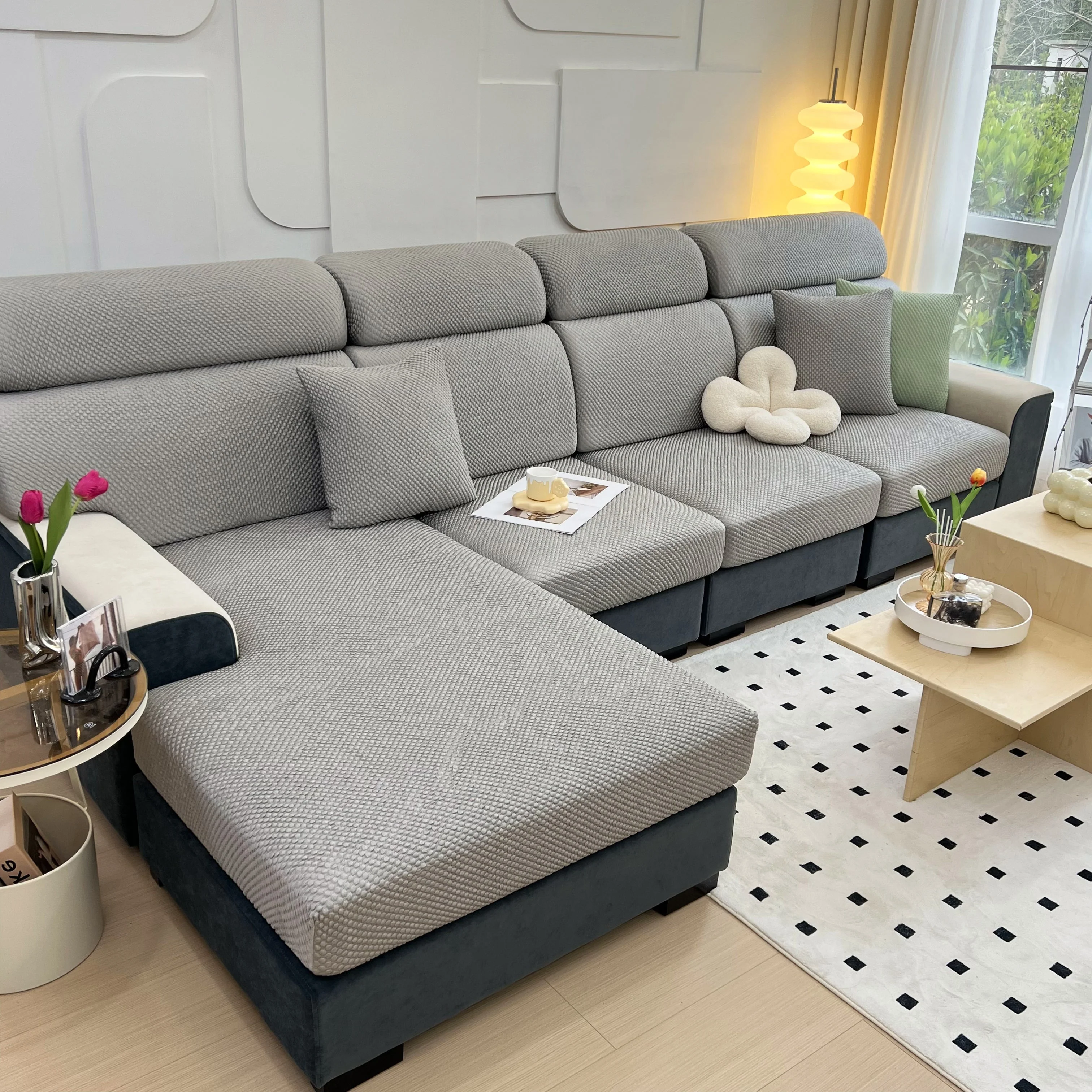 Cooling Stretch Sofa Seat Cushion Covers, Slip Covers for Cushions, Universal Couch Cushion Protector - Image 20