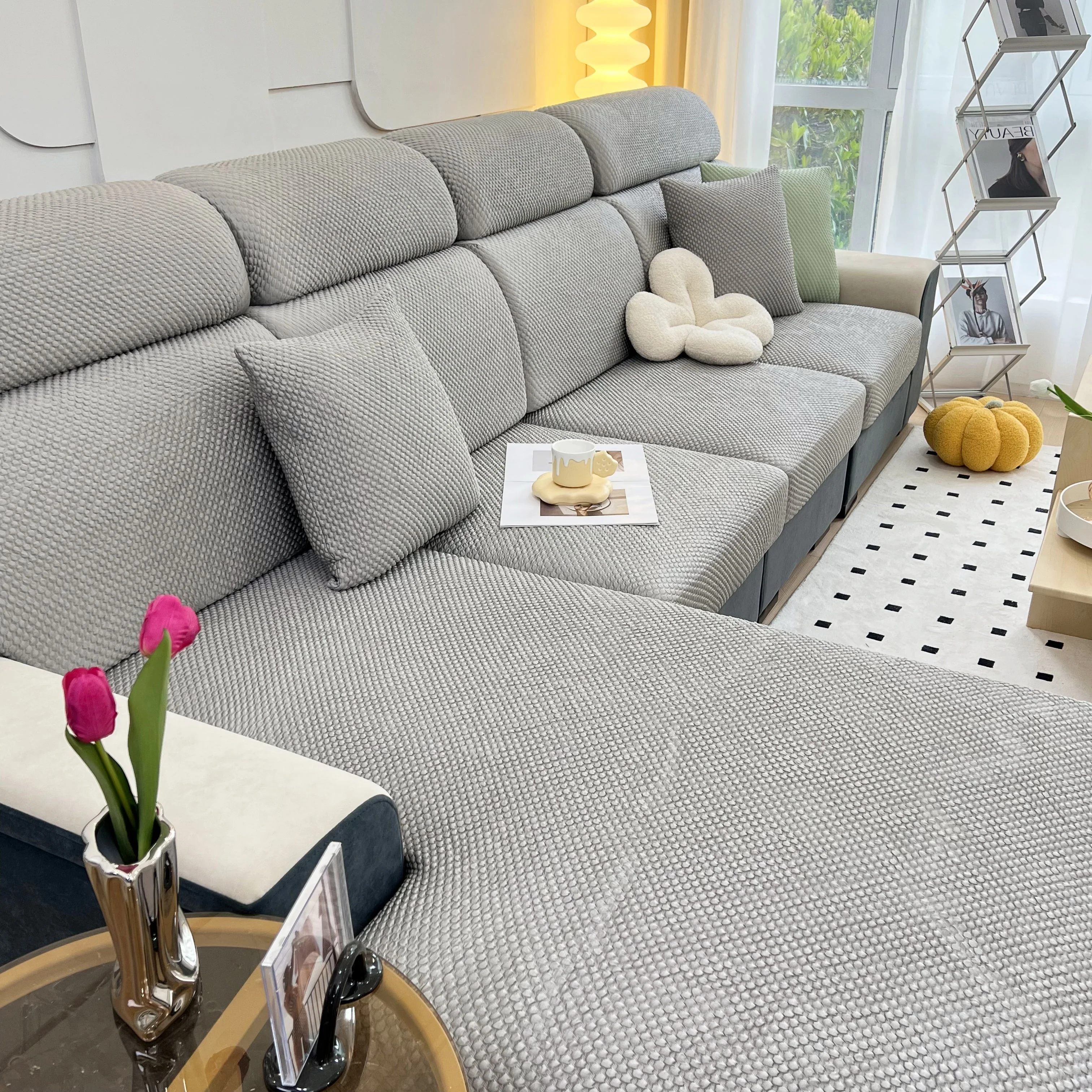 Cooling Stretch Sofa Seat Cushion Covers, Slip Covers for Cushions, Universal Couch Cushion Protector - Image 22