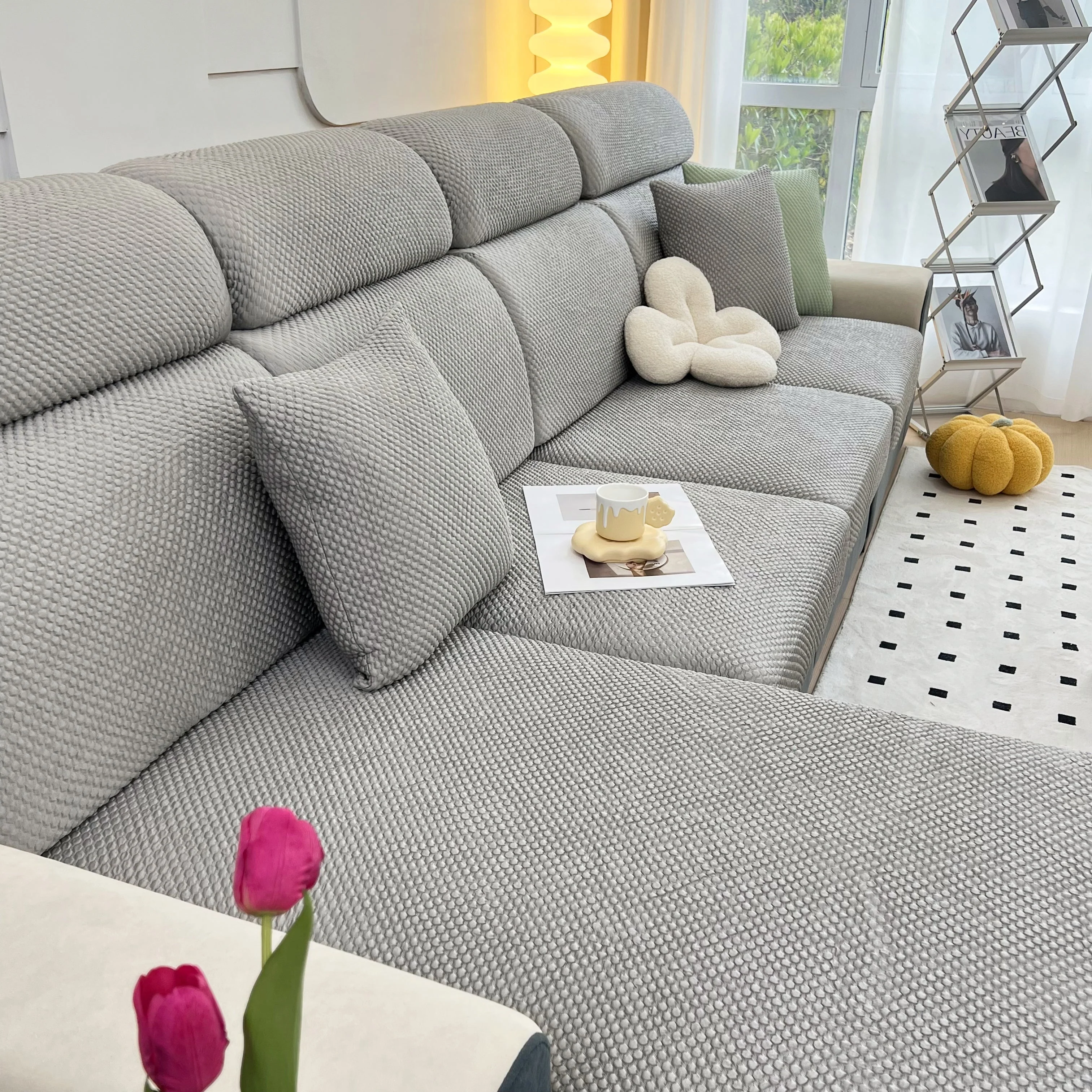 Cooling Stretch Sofa Seat Cushion Covers, Slip Covers for Cushions, Universal Couch Cushion Protector - Image 23
