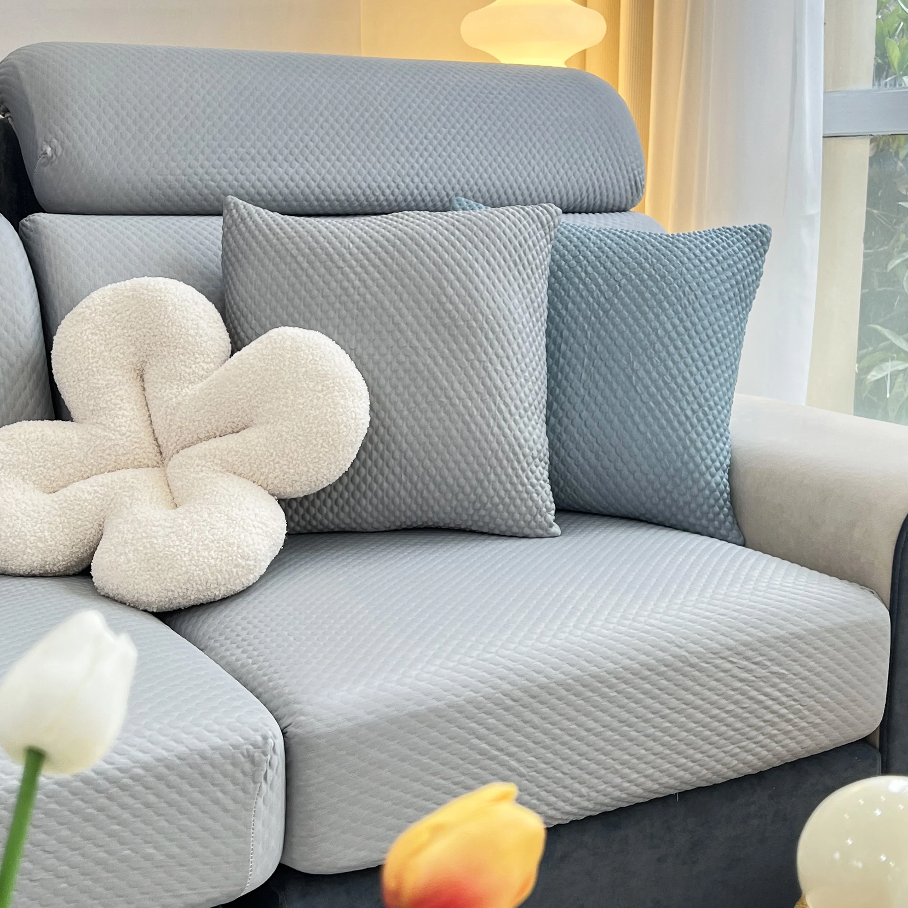 Cooling Stretch Sofa Seat Cushion Covers, Slip Covers for Cushions, Universal Couch Cushion Protector - Image 33