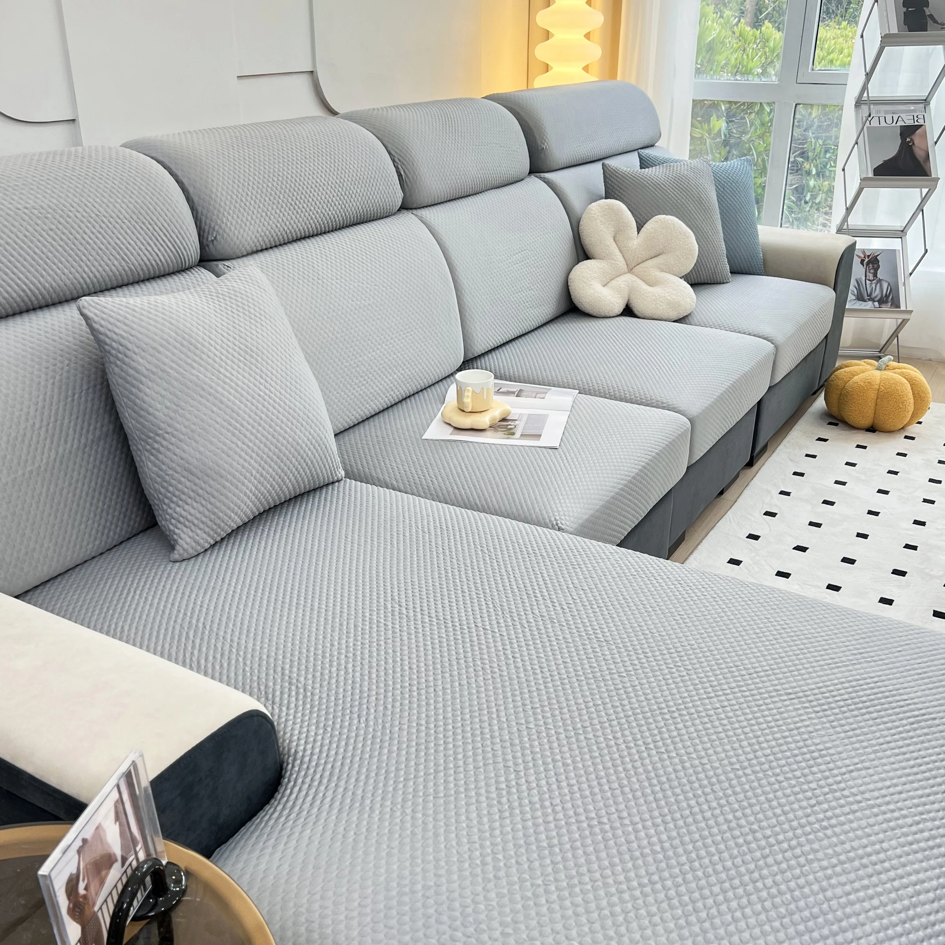 Cooling Stretch Sofa Seat Cushion Covers, Slip Covers for Cushions, Universal Couch Cushion Protector - Image 38