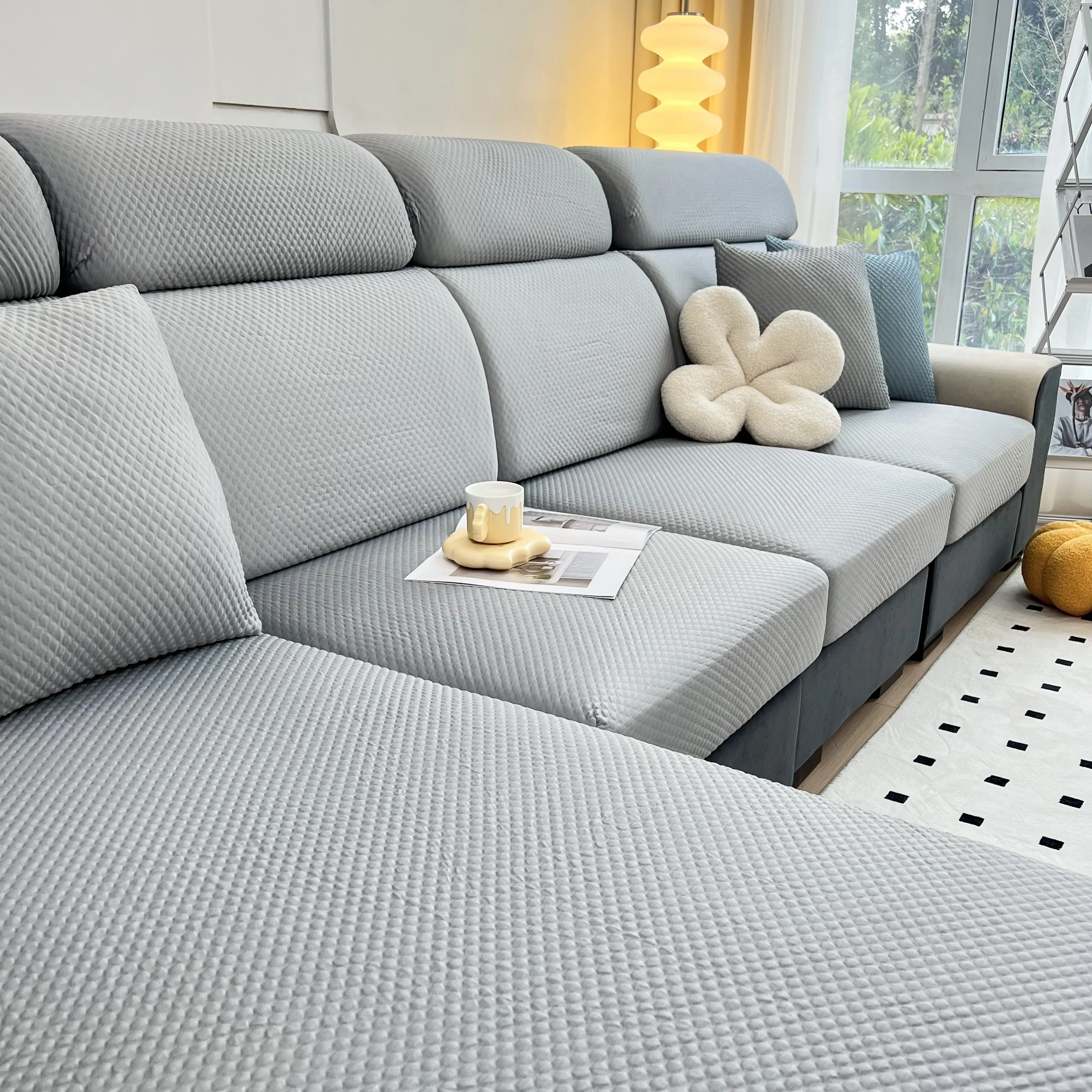 Cooling Stretch Sofa Seat Cushion Covers, Slip Covers for Cushions, Universal Couch Cushion Protector - Image 42