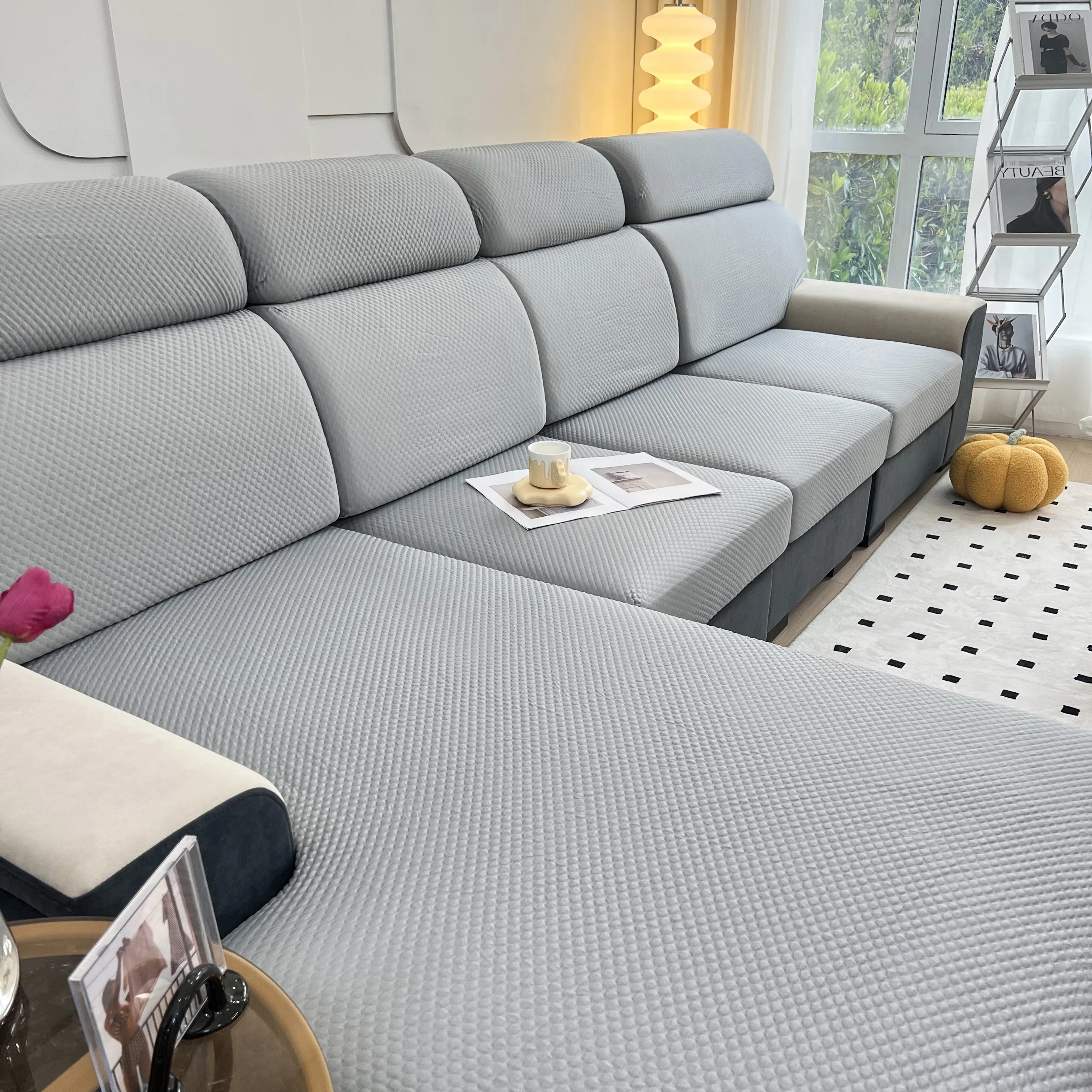 Cooling Stretch Sofa Seat Cushion Covers, Slip Covers for Cushions, Universal Couch Cushion Protector - Image 46