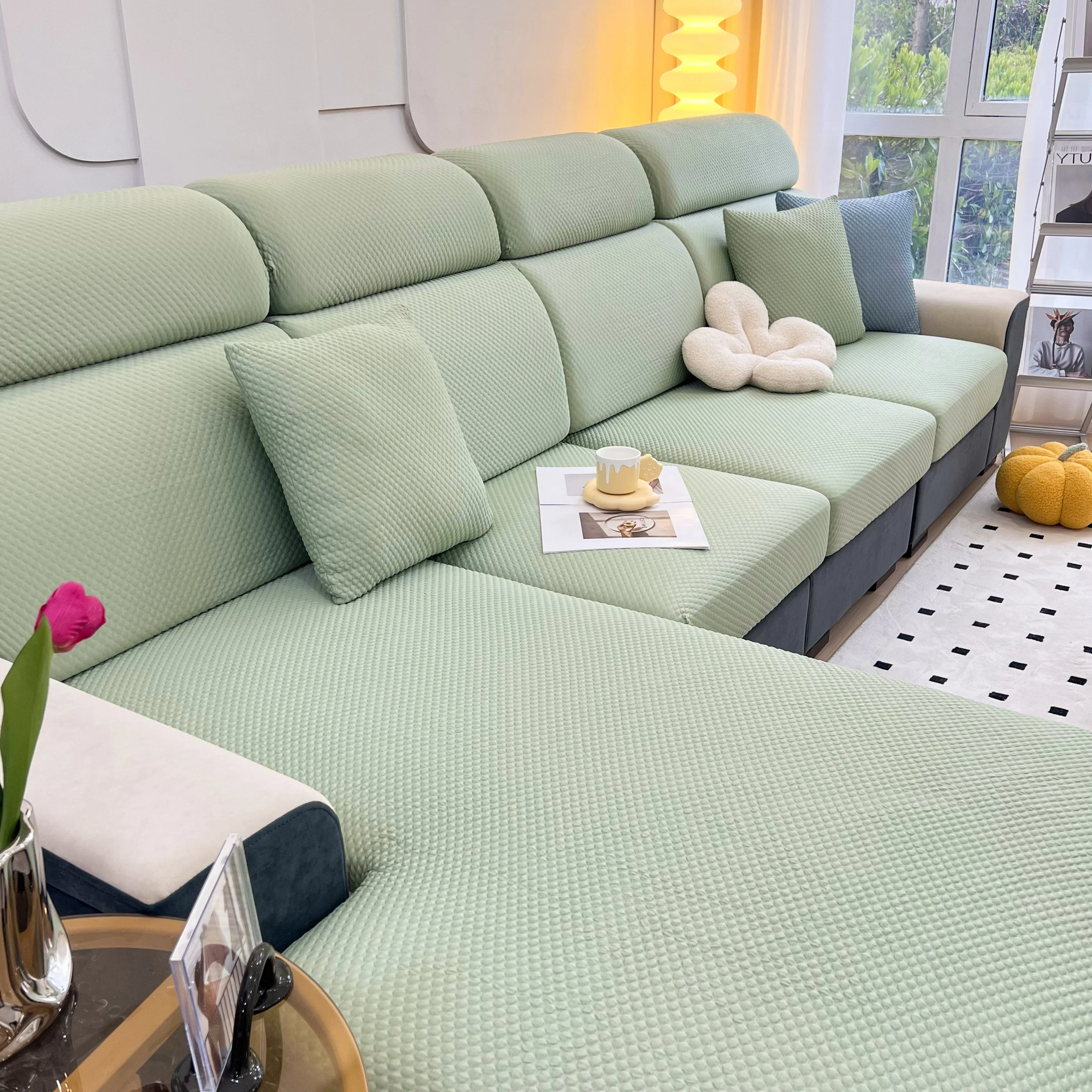 Cooling Stretch Sofa Seat Cushion Covers, Slip Covers for Cushions, Universal Couch Cushion Protector - Image 63