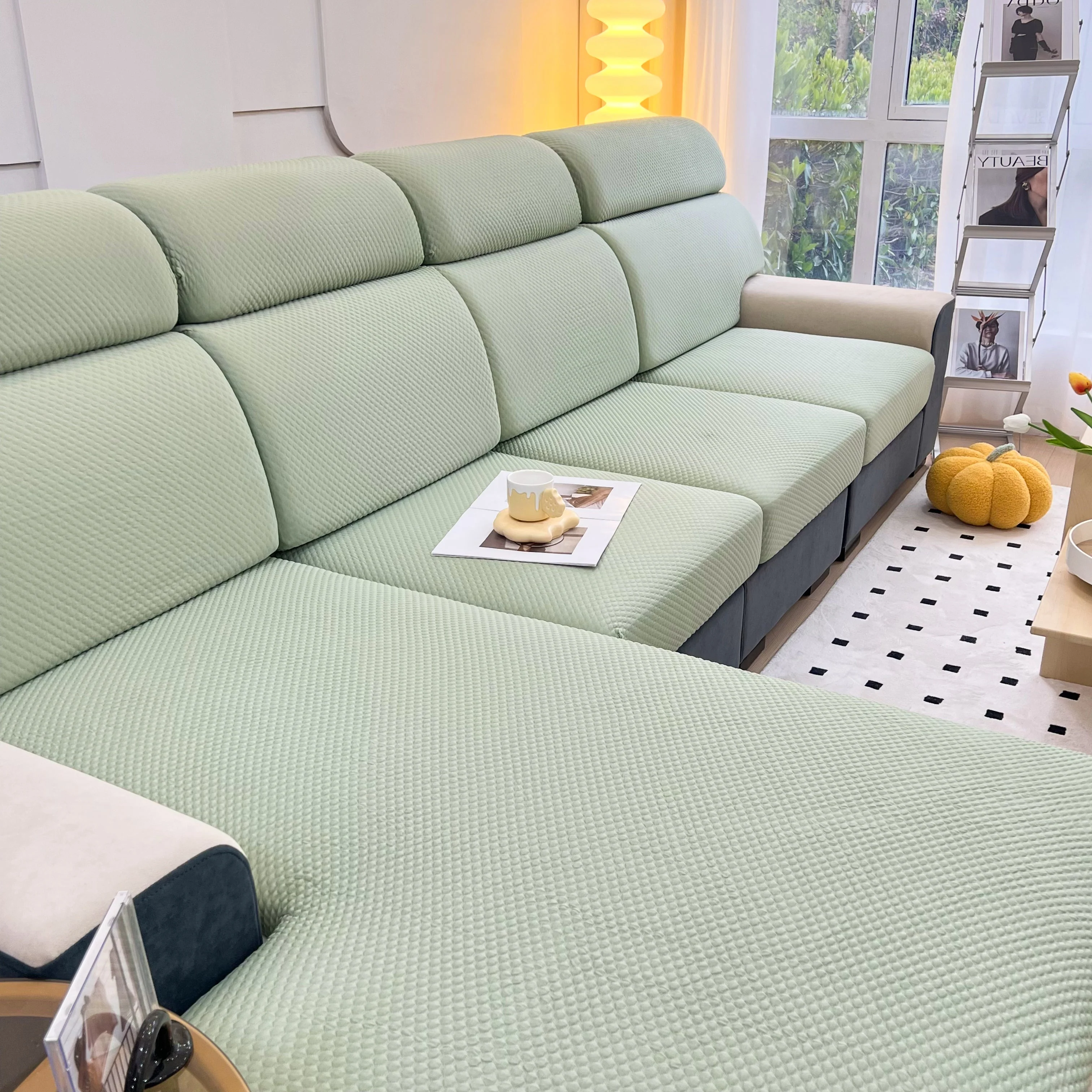Cooling Stretch Sofa Seat Cushion Covers, Slip Covers for Cushions, Universal Couch Cushion Protector - Image 70