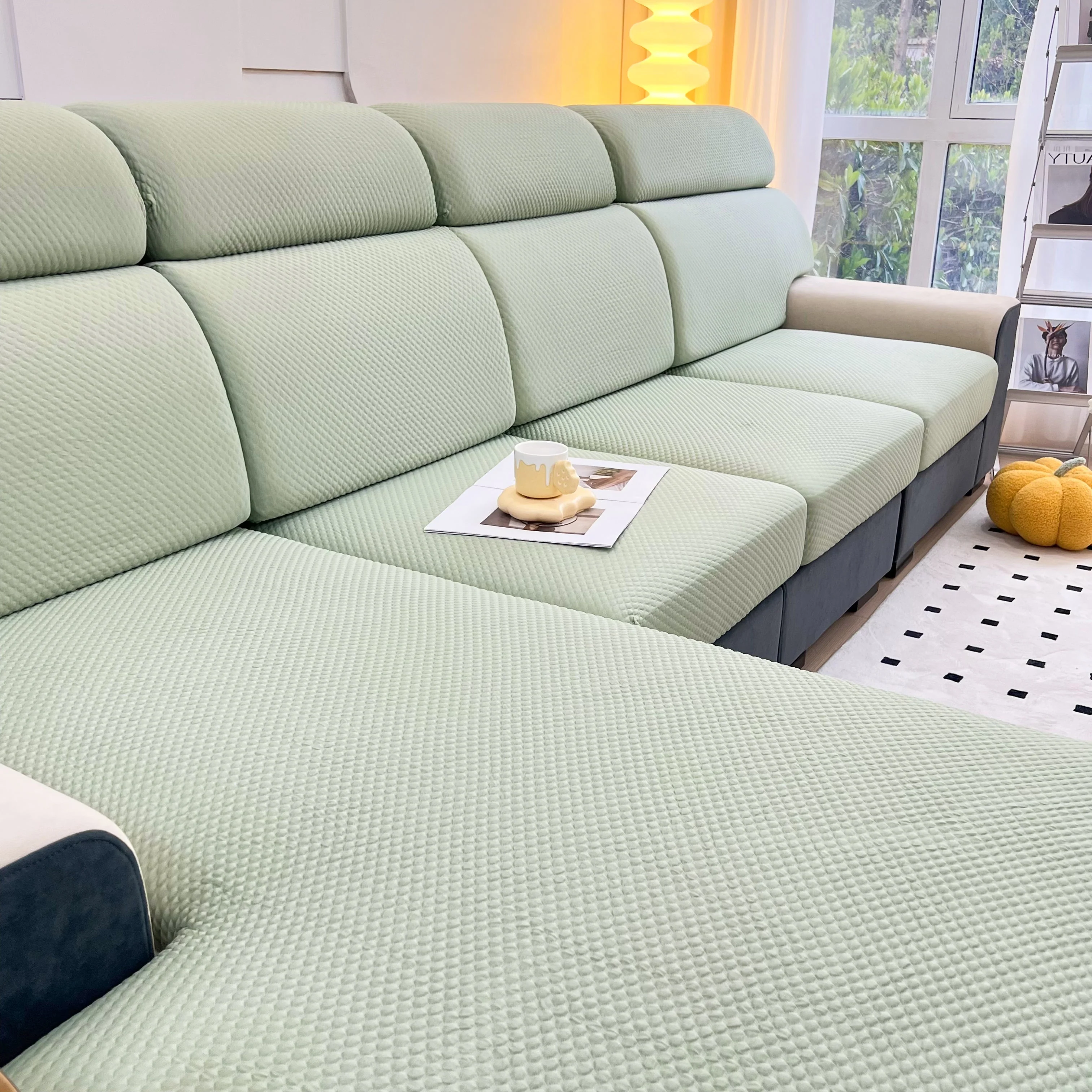 Cooling Stretch Sofa Seat Cushion Covers, Slip Covers for Cushions, Universal Couch Cushion Protector - Image 71