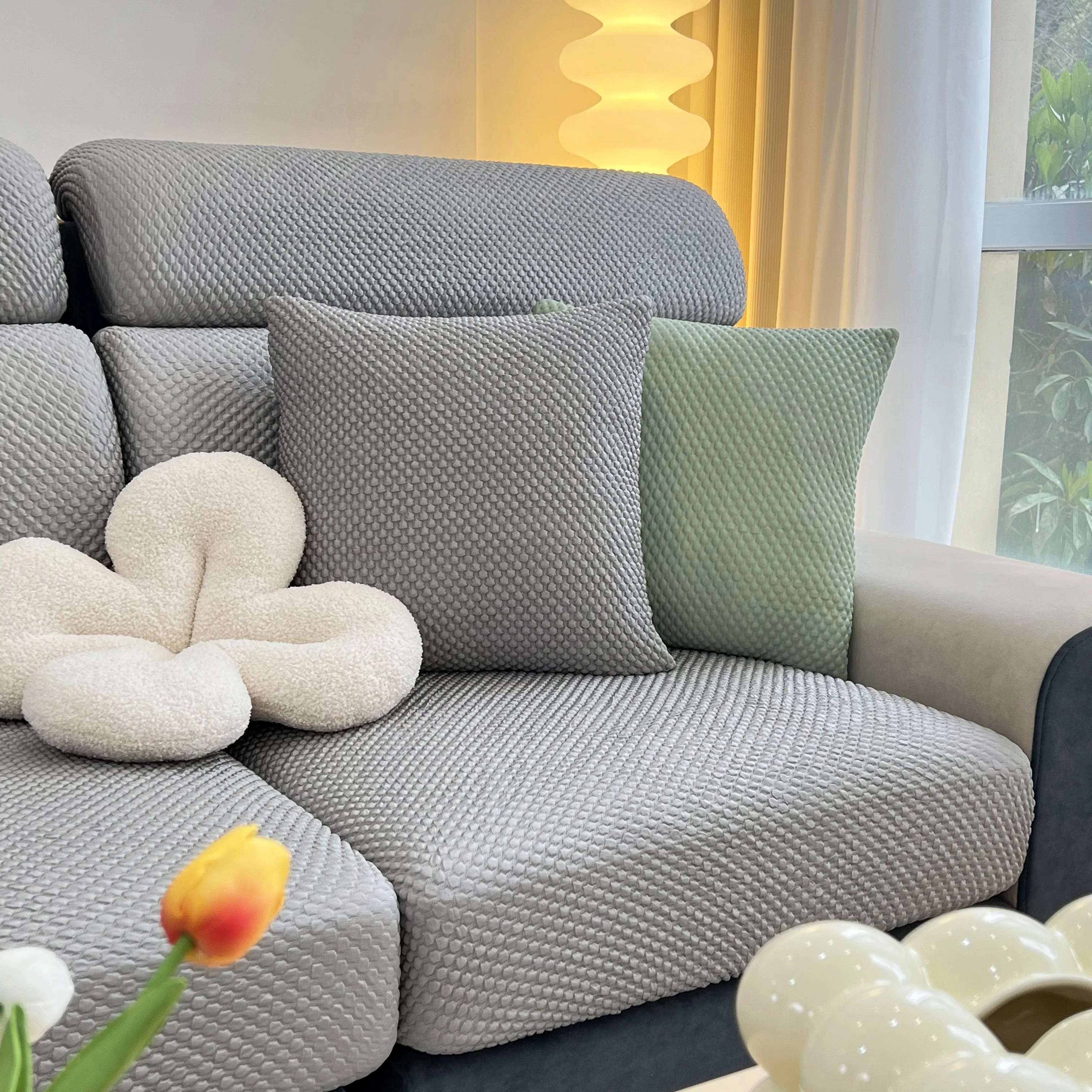Cooling Stretch Sofa Seat Cushion Covers, Slip Covers for Cushions, Universal Couch Cushion Protector - Image 8