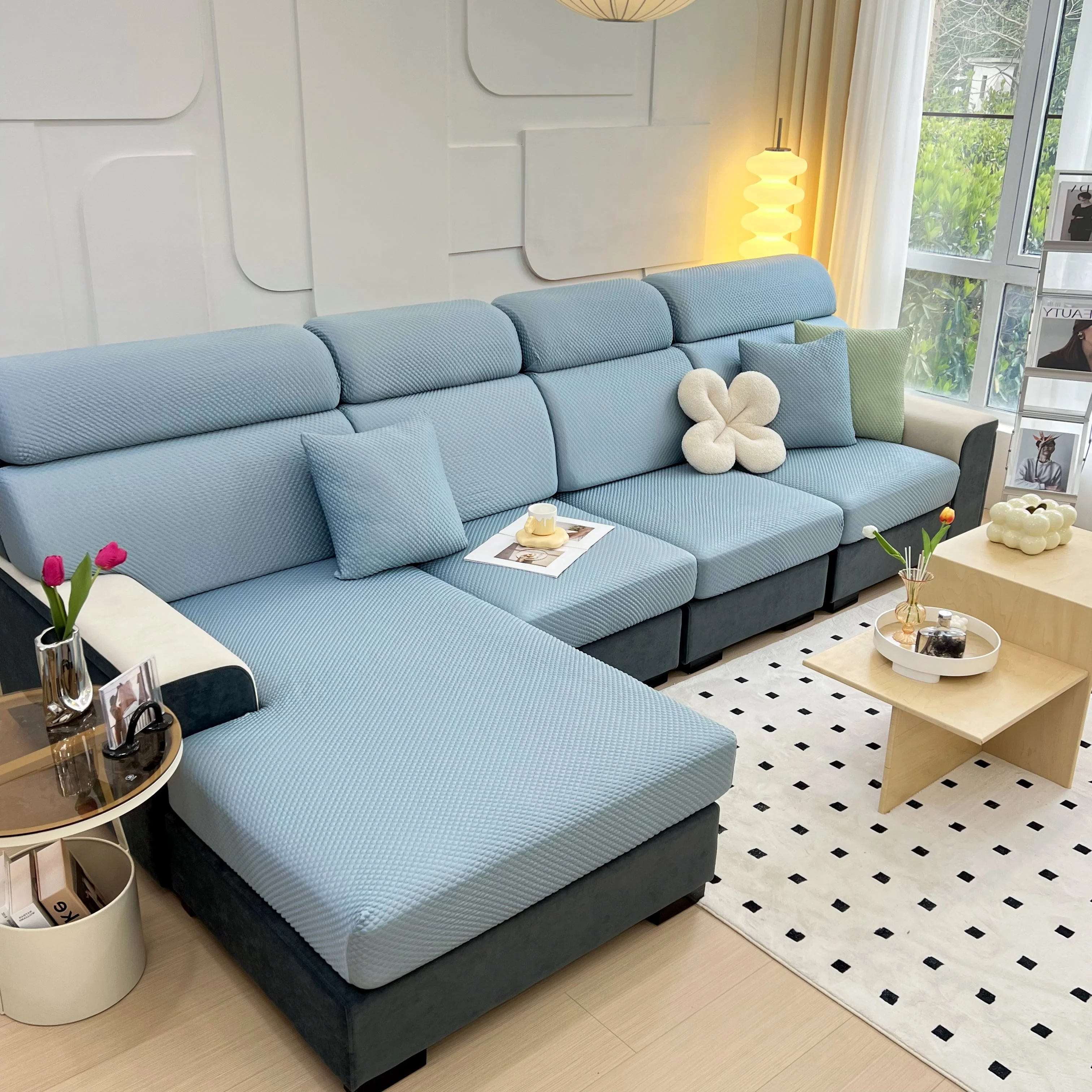 Cooling Stretch Sofa Seat Cushion Covers, Slip Covers for Cushions, Universal Couch Cushion Protector - Image 83