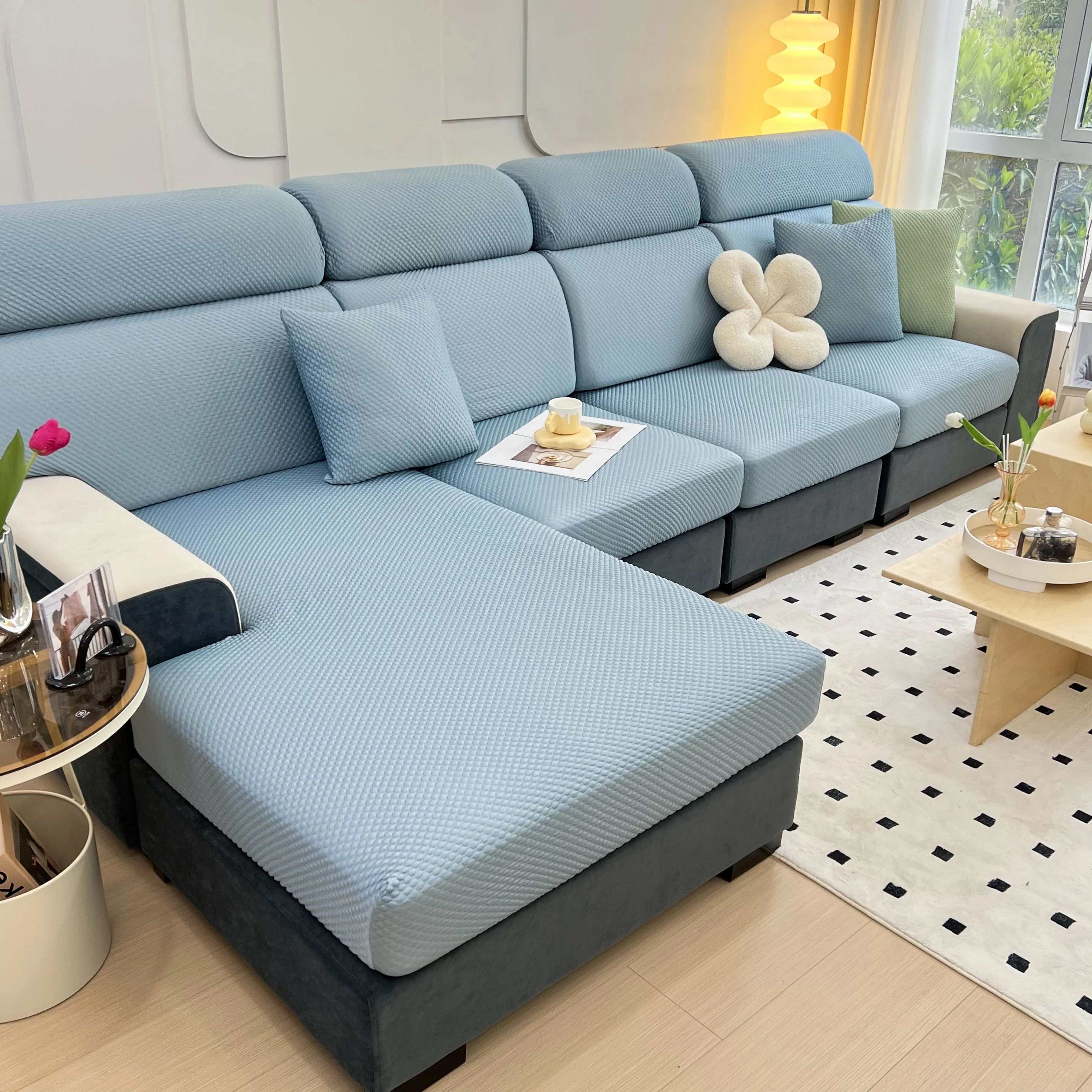 Cooling Stretch Sofa Seat Cushion Covers, Slip Covers for Cushions, Universal Couch Cushion Protector - Image 85