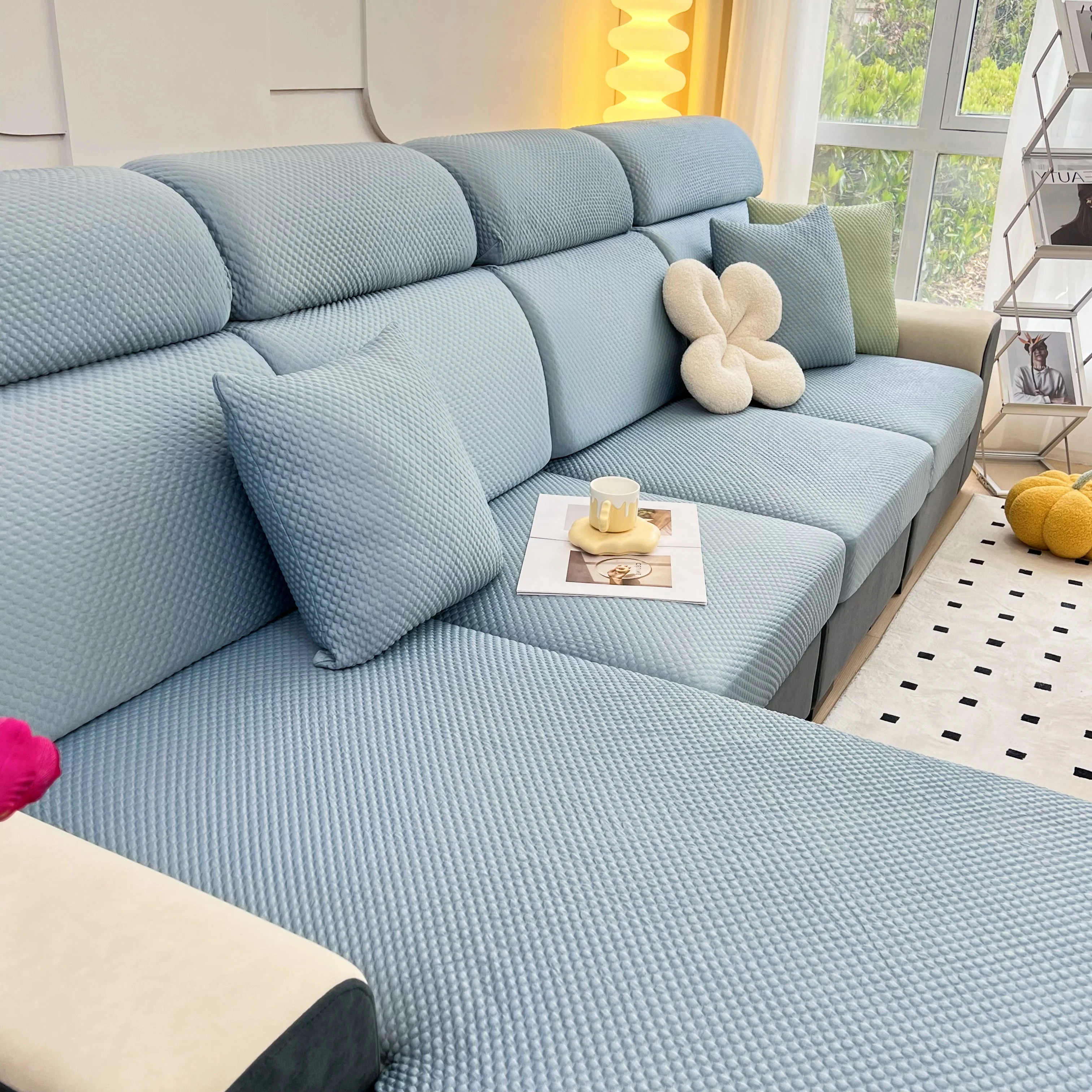 Cooling Stretch Sofa Seat Cushion Covers, Slip Covers for Cushions, Universal Couch Cushion Protector - Image 87