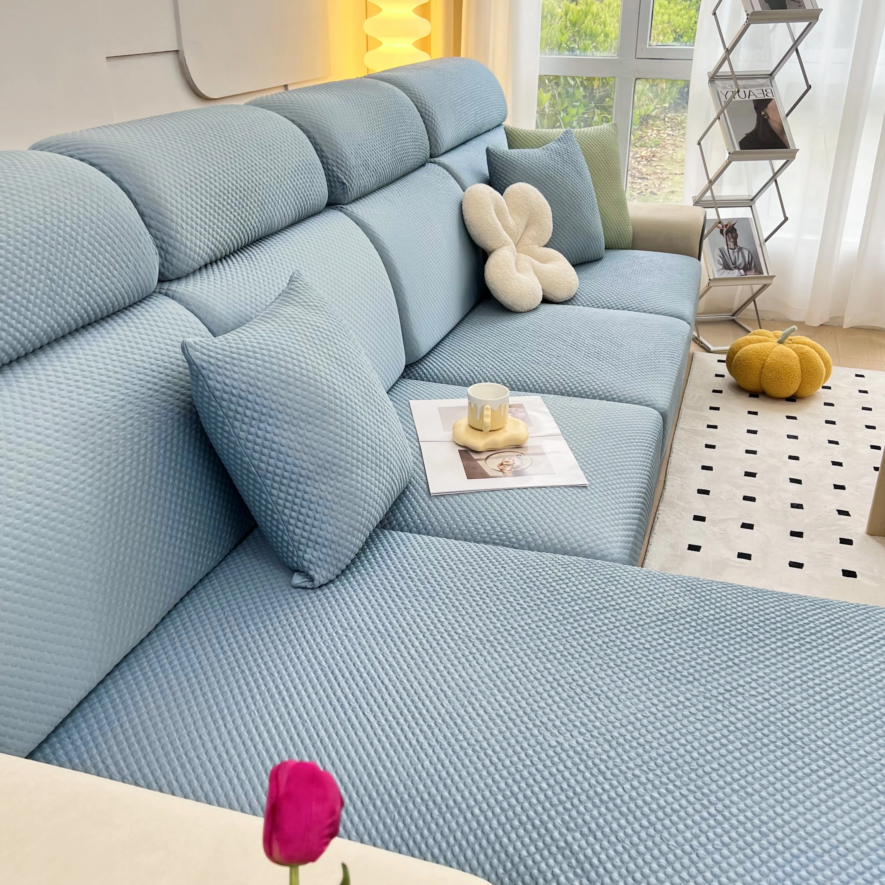 Cooling Stretch Sofa Seat Cushion Covers, Slip Covers for Cushions, Universal Couch Cushion Protector - Image 88