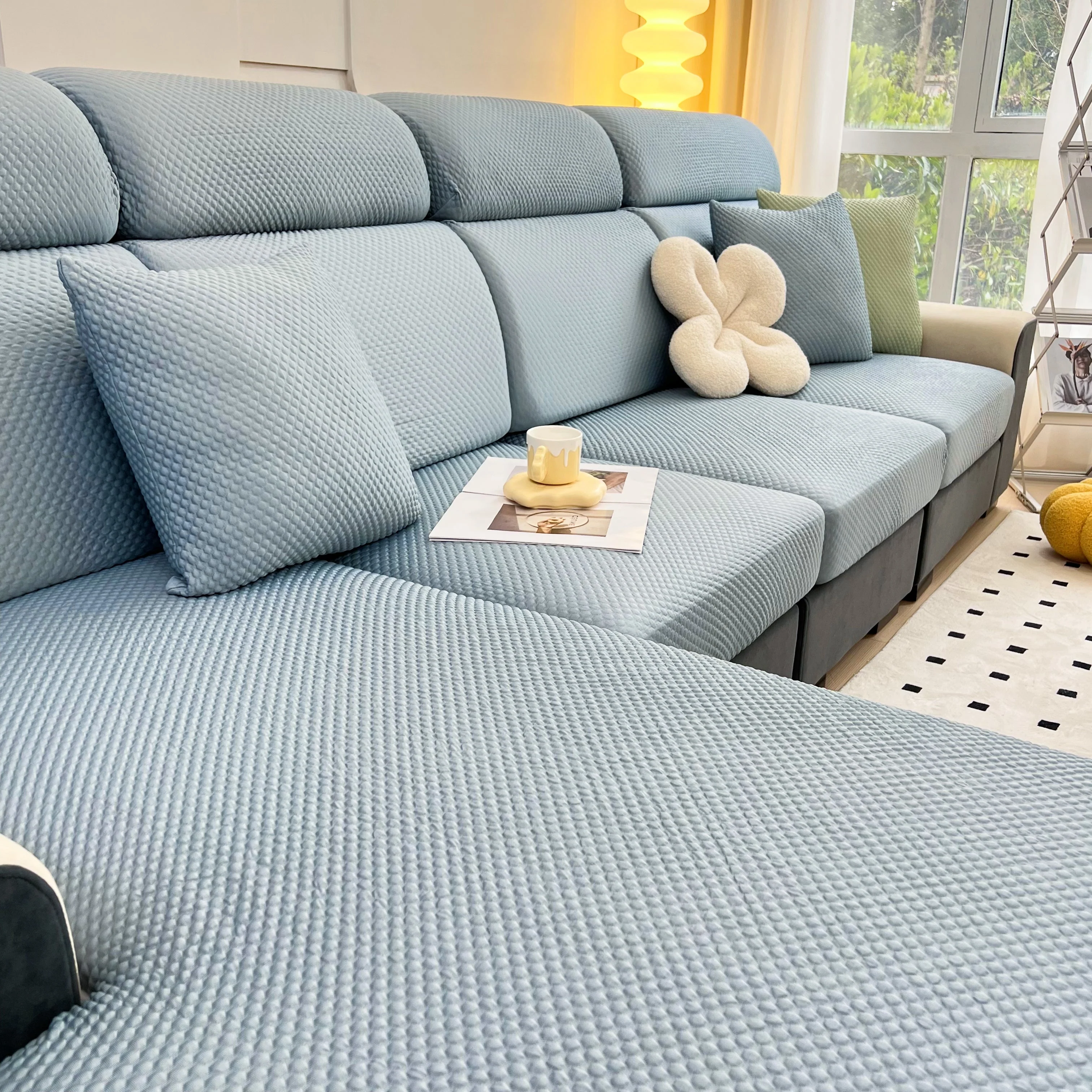 Cooling Stretch Sofa Seat Cushion Covers, Slip Covers for Cushions, Universal Couch Cushion Protector - Image 89