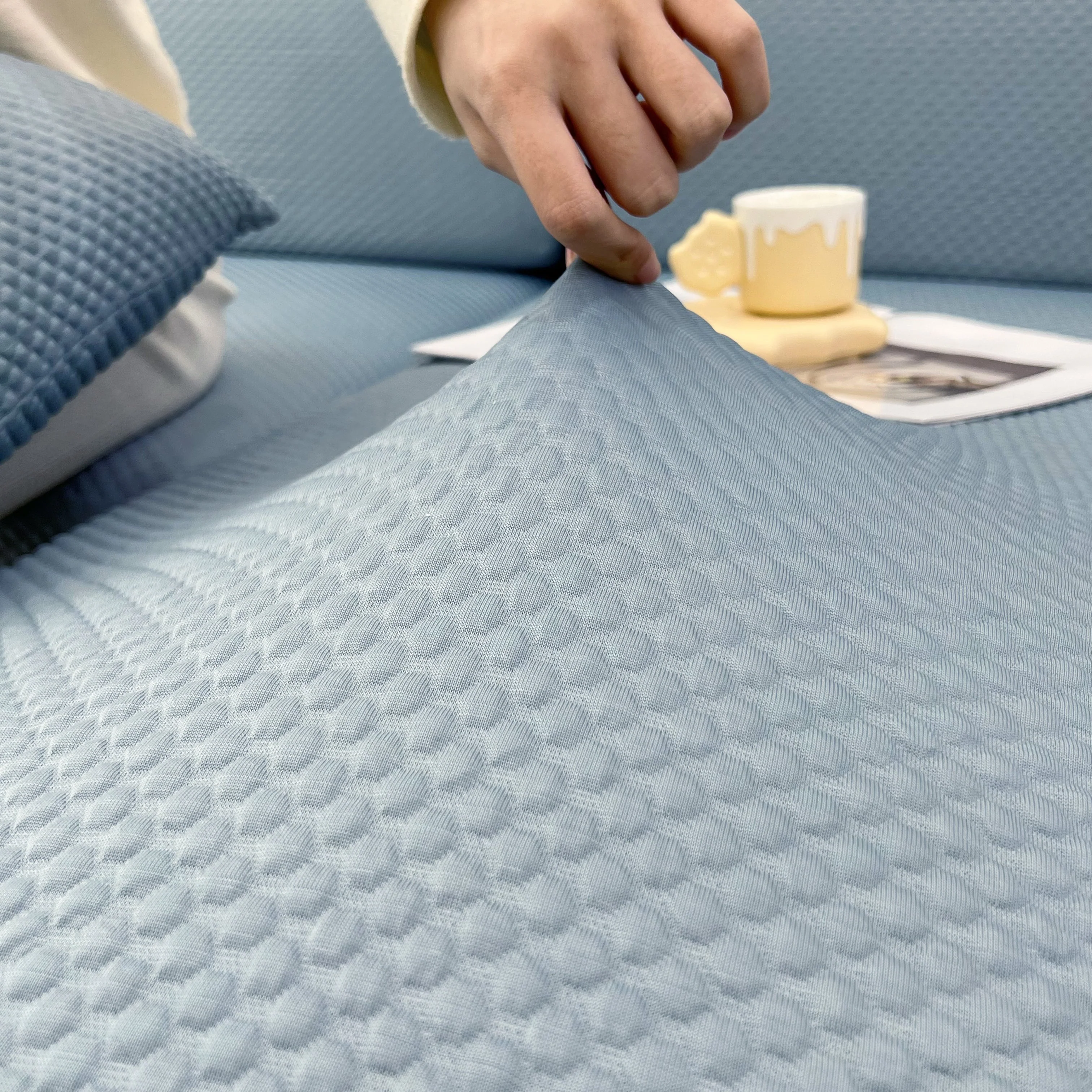 Cooling Stretch Sofa Seat Cushion Covers, Slip Covers for Cushions, Universal Couch Cushion Protector - Image 90