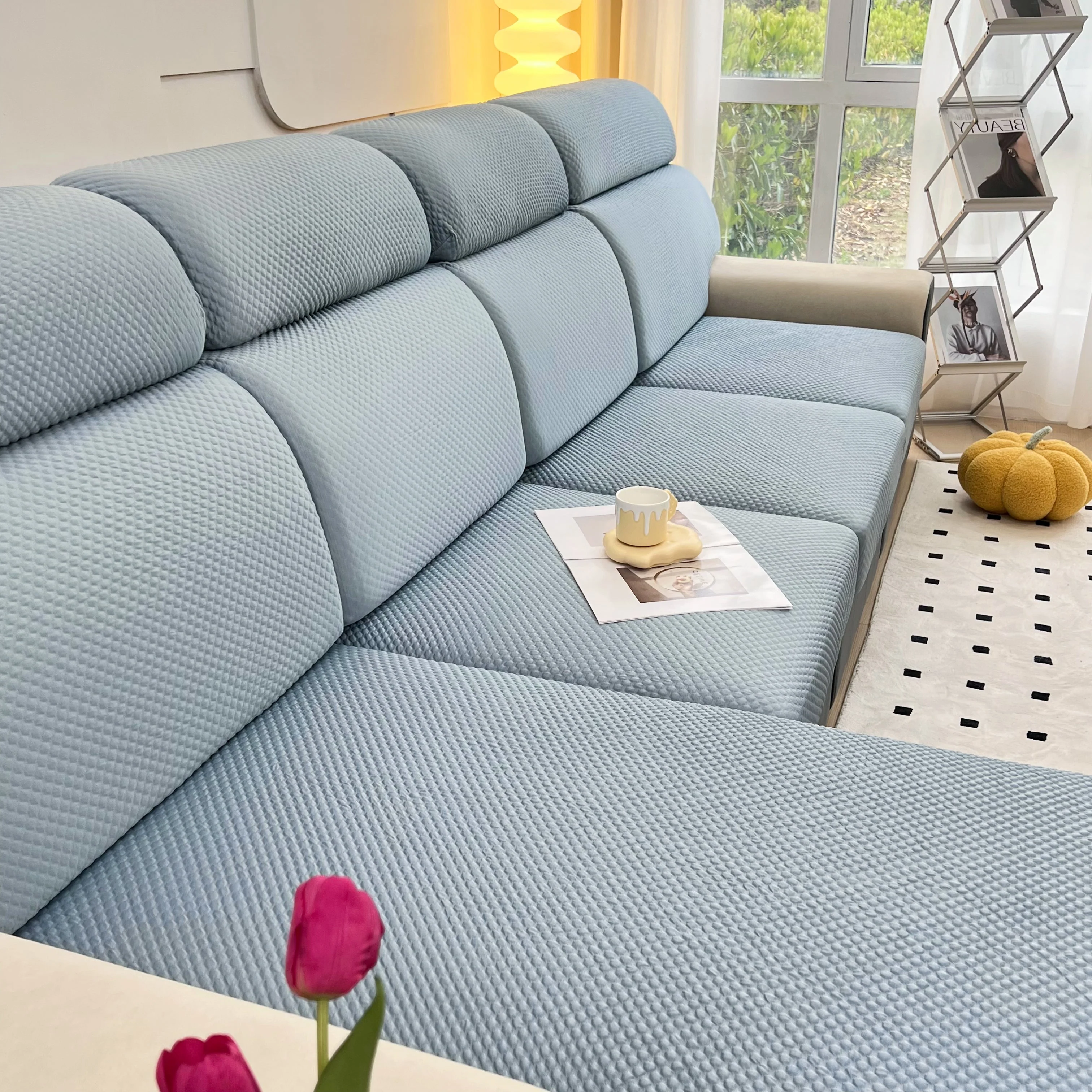 Cooling Stretch Sofa Seat Cushion Covers, Slip Covers for Cushions, Universal Couch Cushion Protector - Image 94