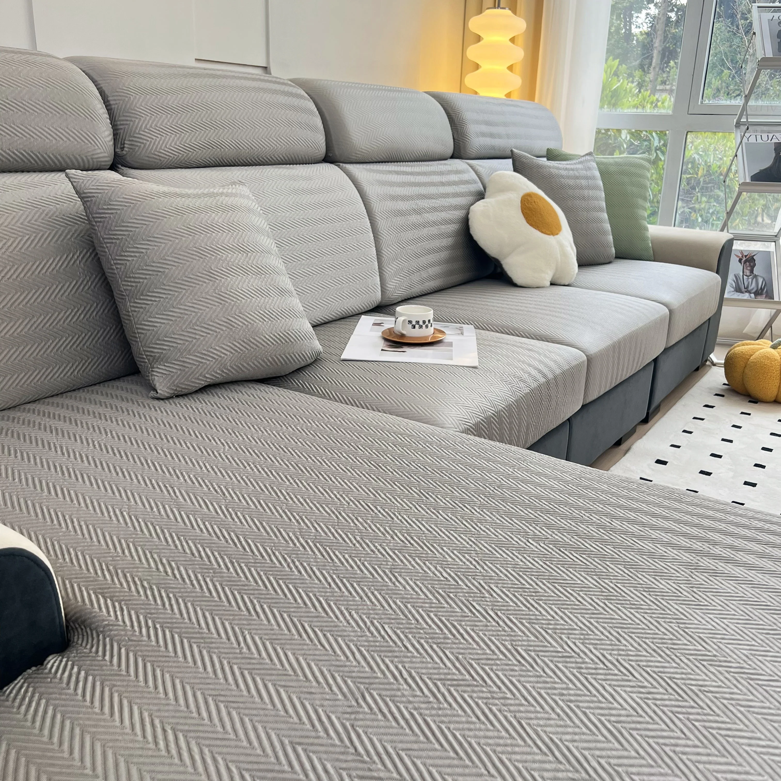 Cooling Stretchy Replacement Couch Cushion Covers for Sectional, Individual Couch Seat Cushion Covers - Image 112