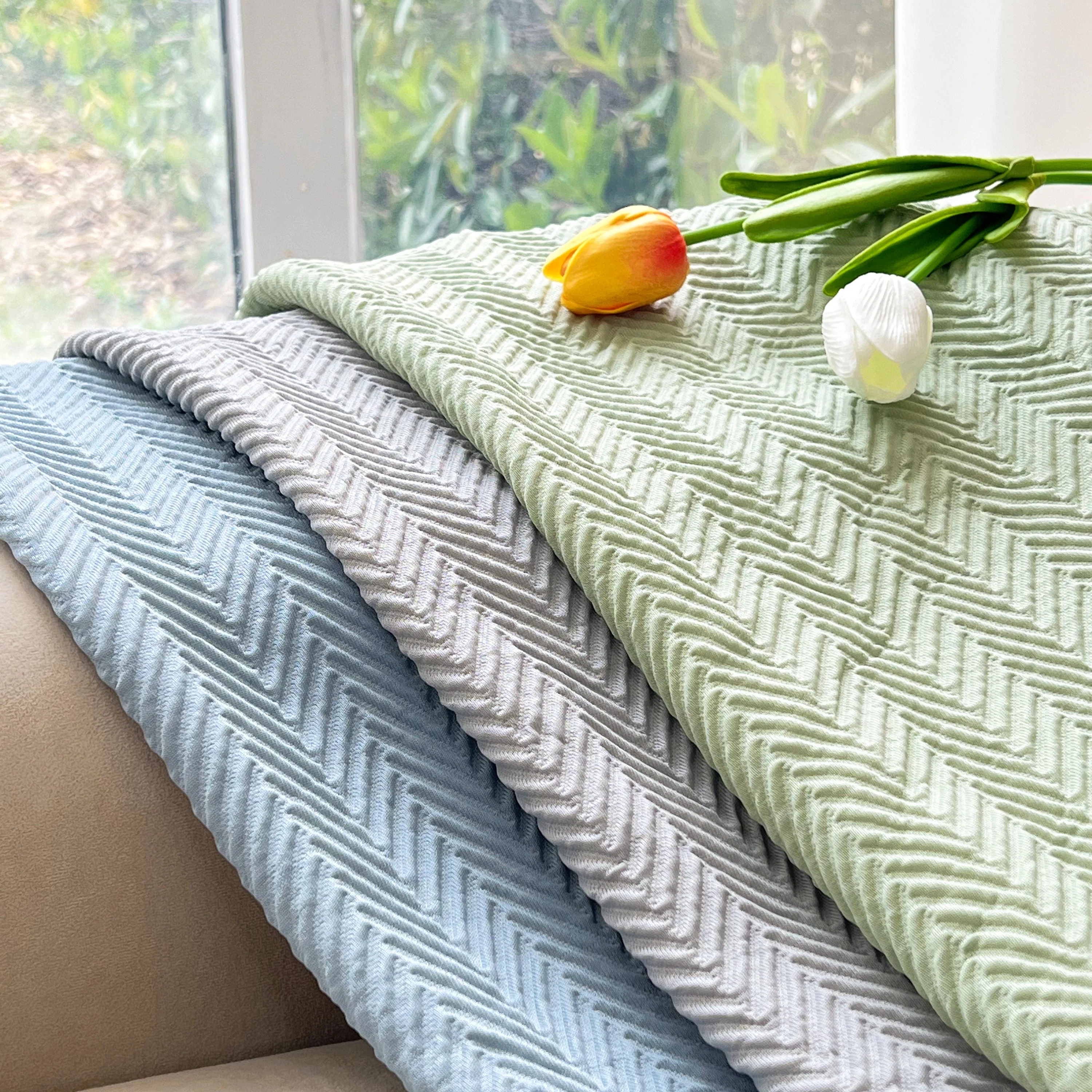 Cooling Stretchy Replacement Couch Cushion Covers for Sectional, Individual Couch Seat Cushion Covers - Image 2