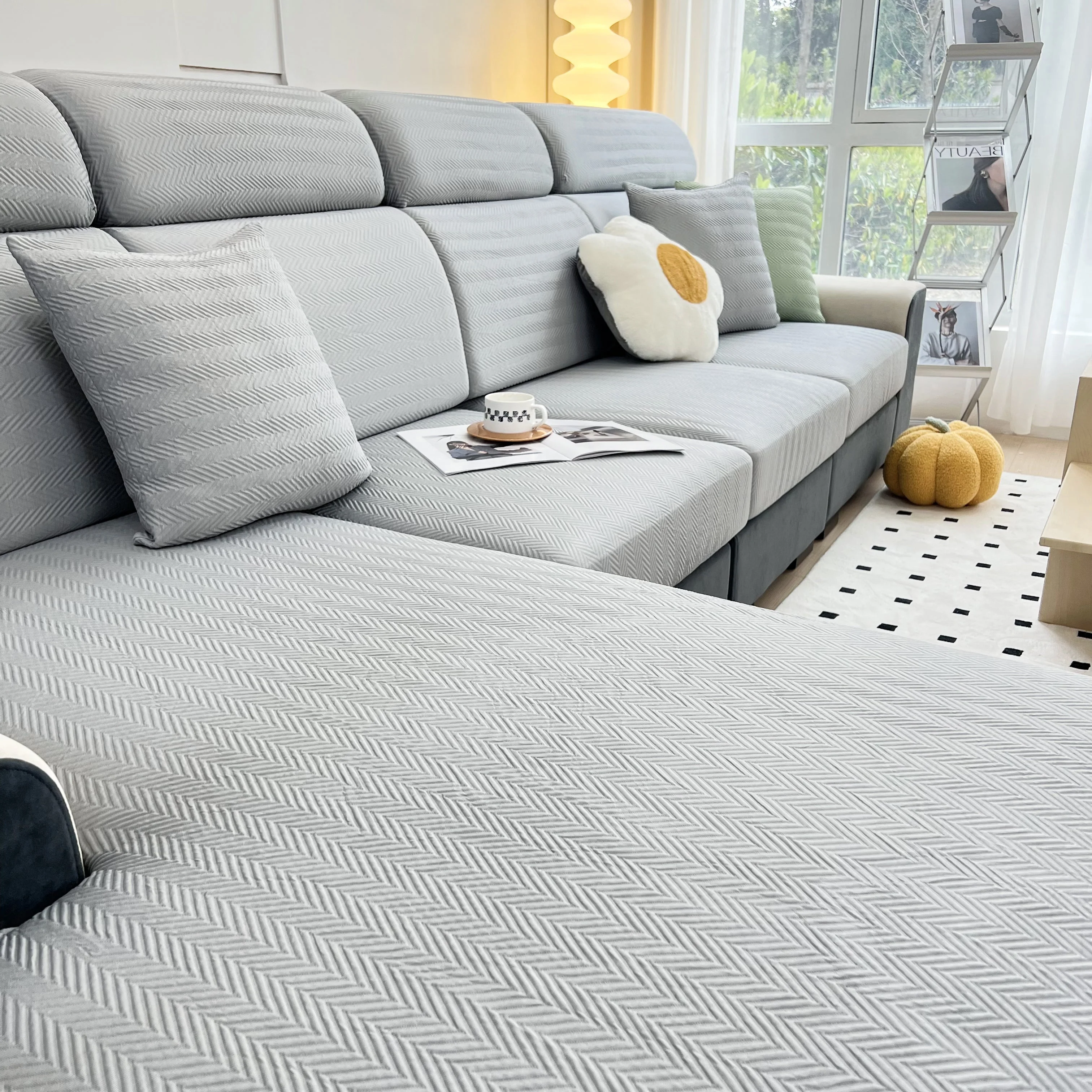 Cooling Stretchy Replacement Couch Cushion Covers for Sectional, Individual Couch Seat Cushion Covers - Image 44