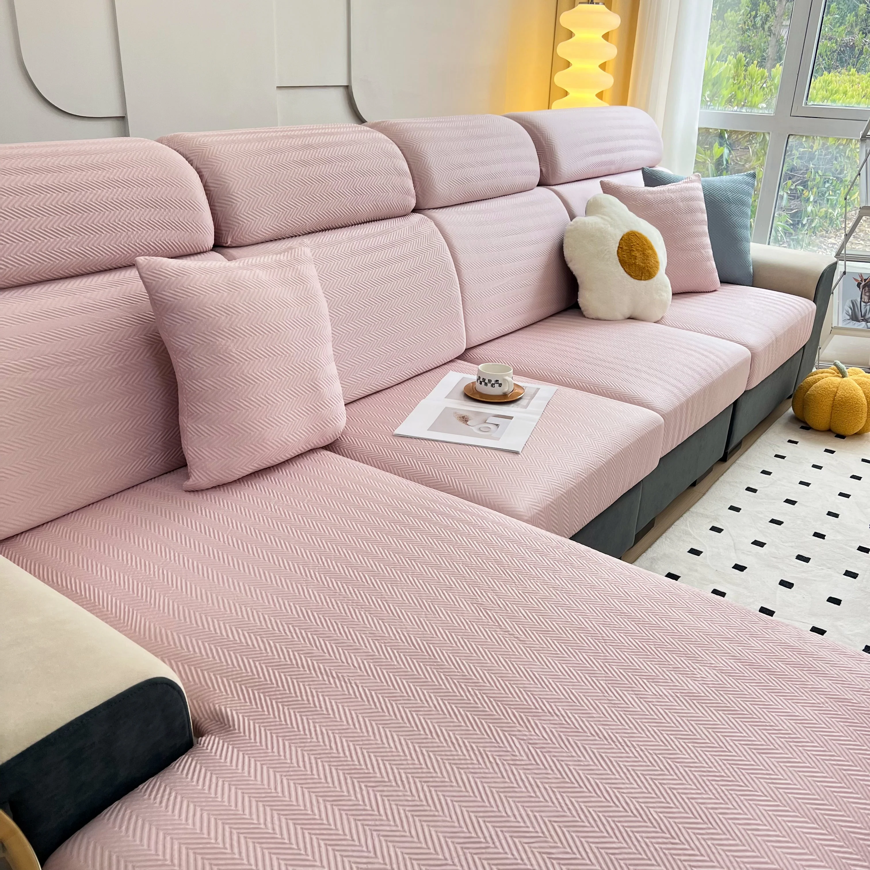 Cooling Stretchy Replacement Couch Cushion Covers for Sectional, Individual Couch Seat Cushion Covers - Image 67