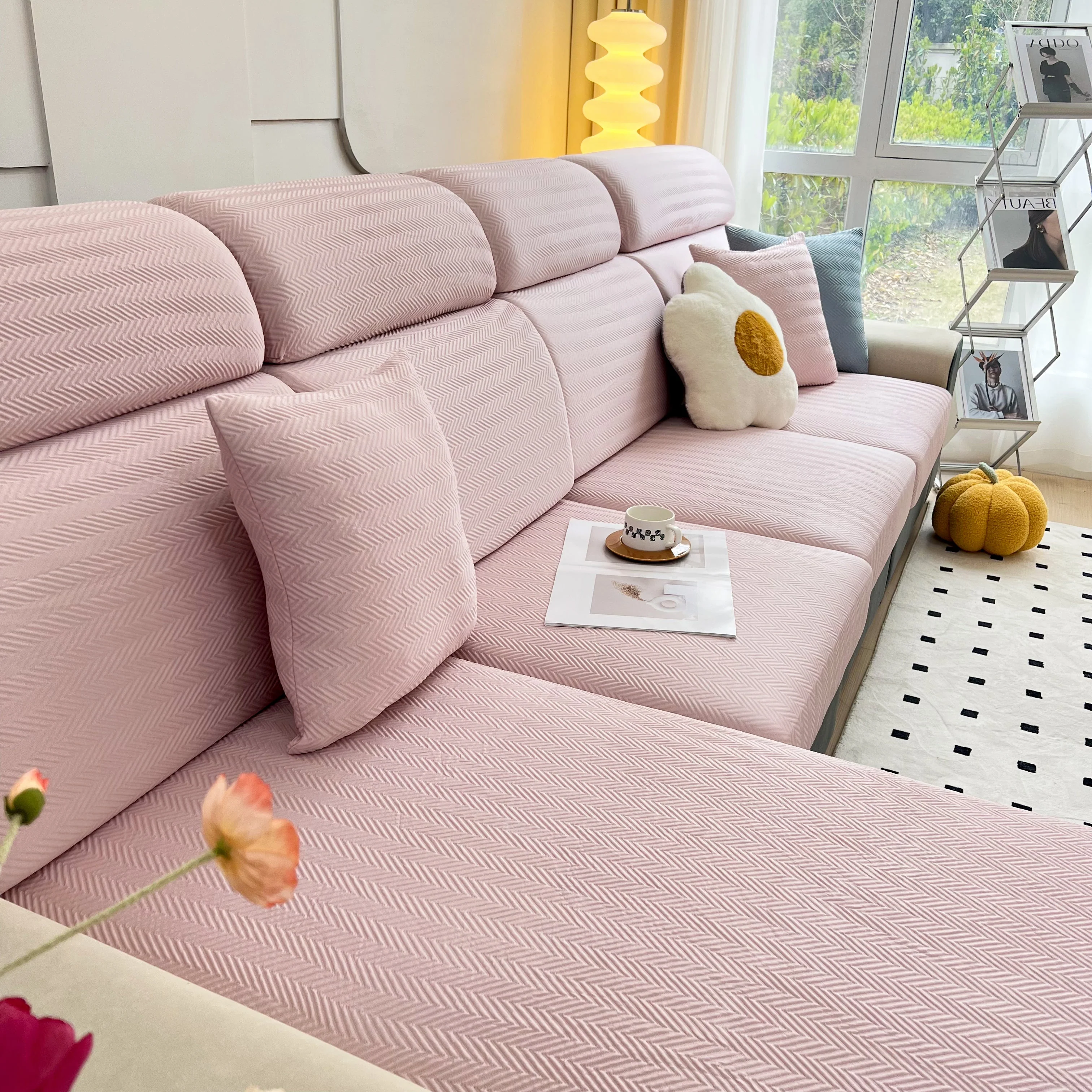 Cooling Stretchy Replacement Couch Cushion Covers for Sectional, Individual Couch Seat Cushion Covers - Image 68