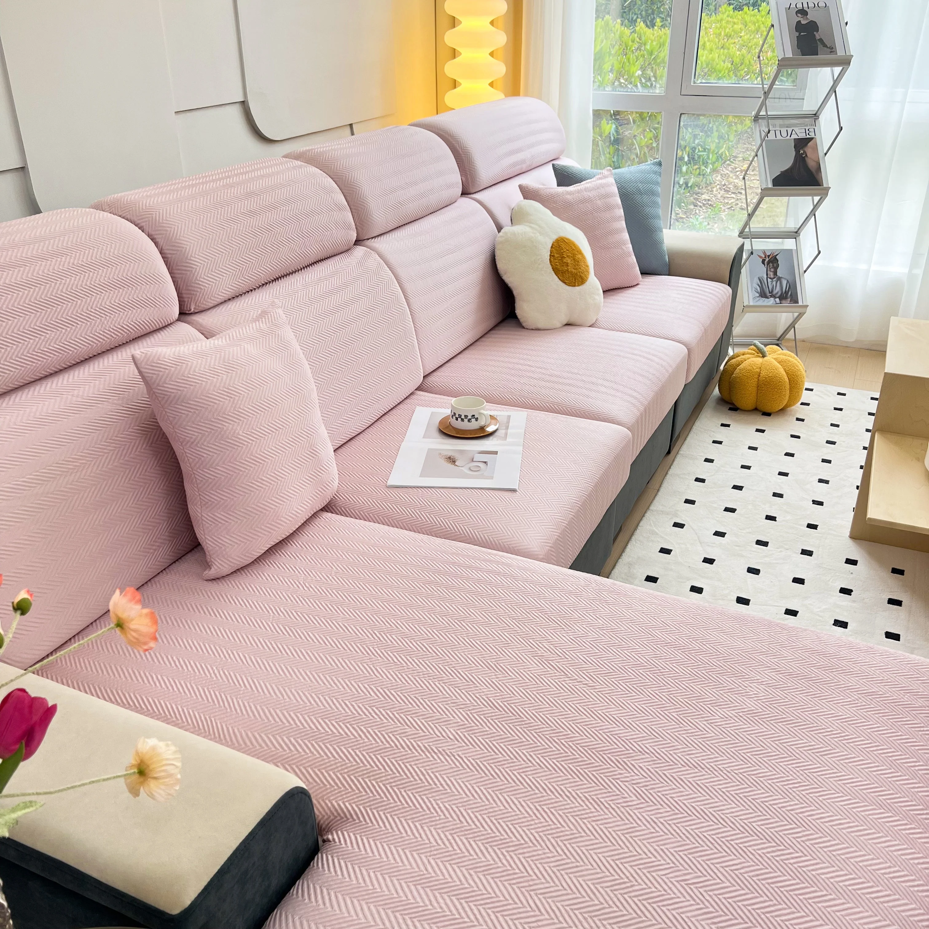 Cooling Stretchy Replacement Couch Cushion Covers for Sectional, Individual Couch Seat Cushion Covers - Image 69