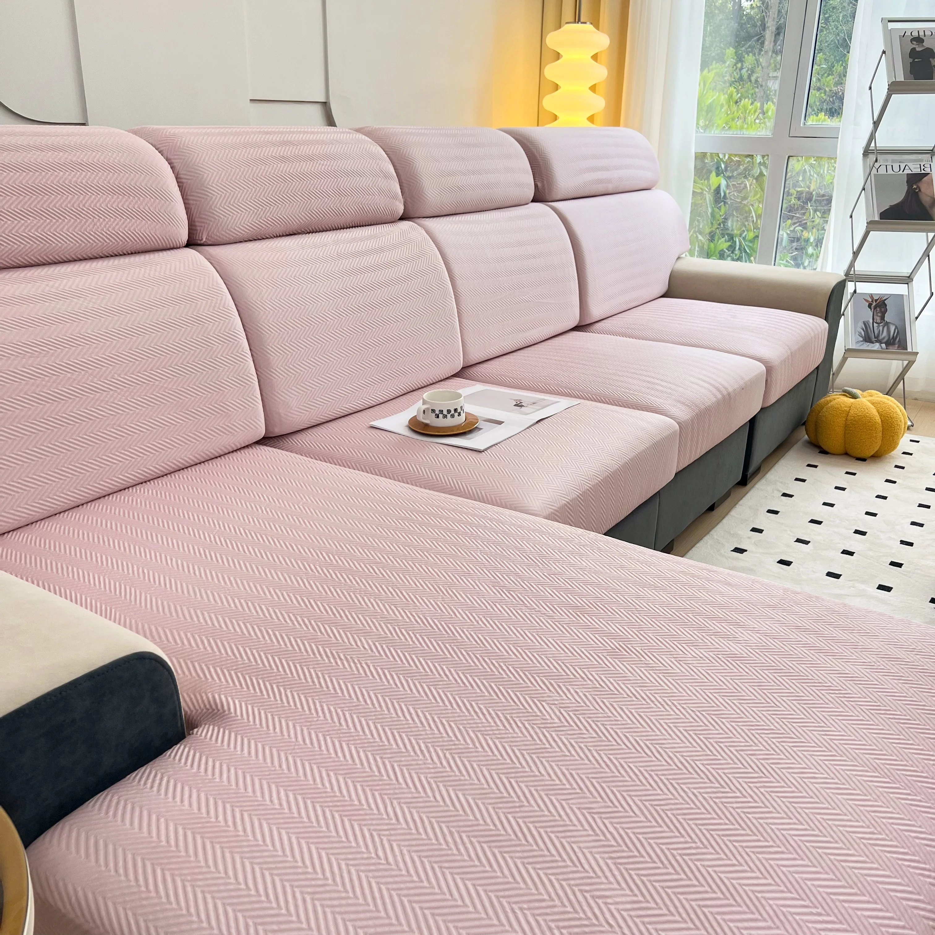 Cooling Stretchy Replacement Couch Cushion Covers for Sectional, Individual Couch Seat Cushion Covers - Image 76