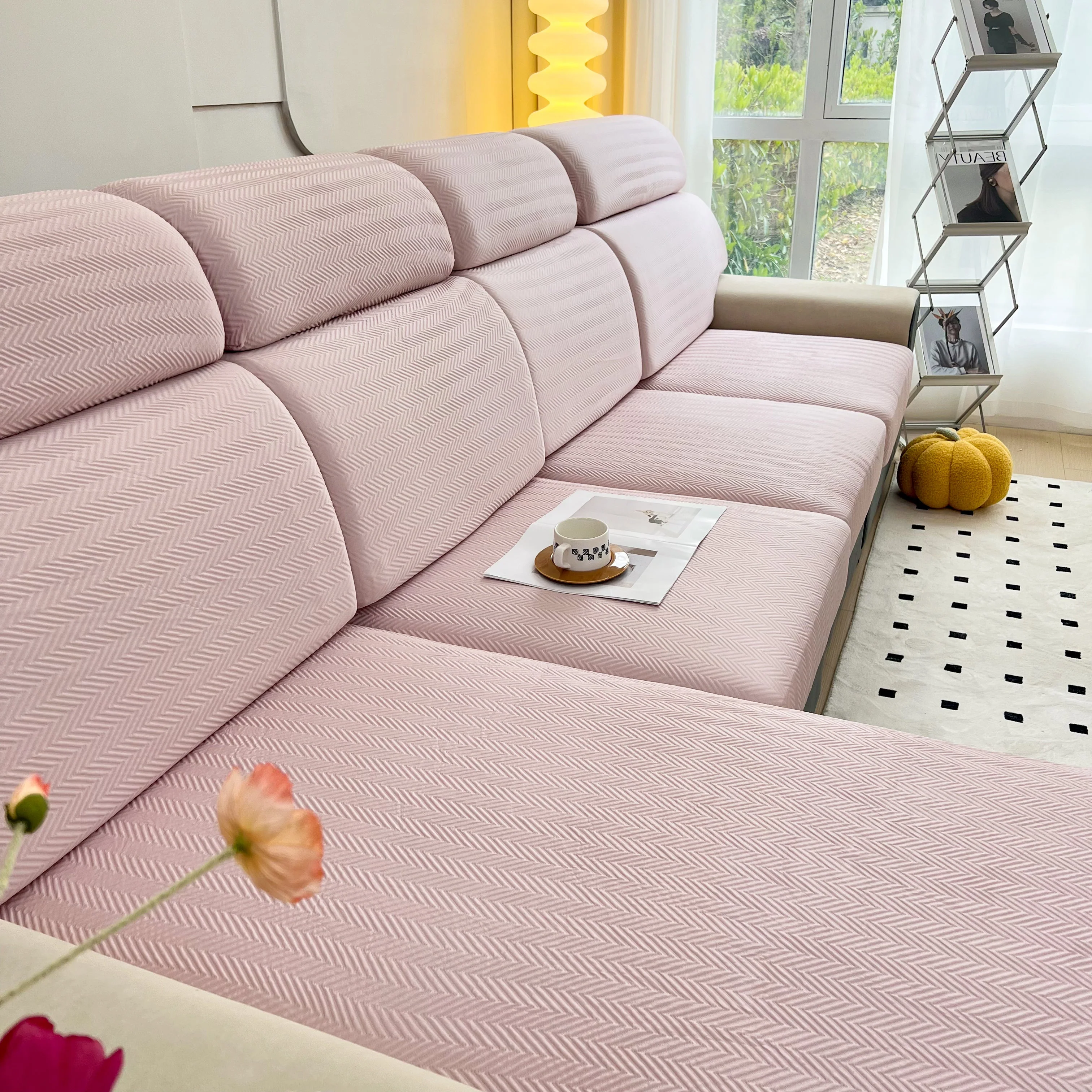 Cooling Stretchy Replacement Couch Cushion Covers for Sectional, Individual Couch Seat Cushion Covers - Image 77